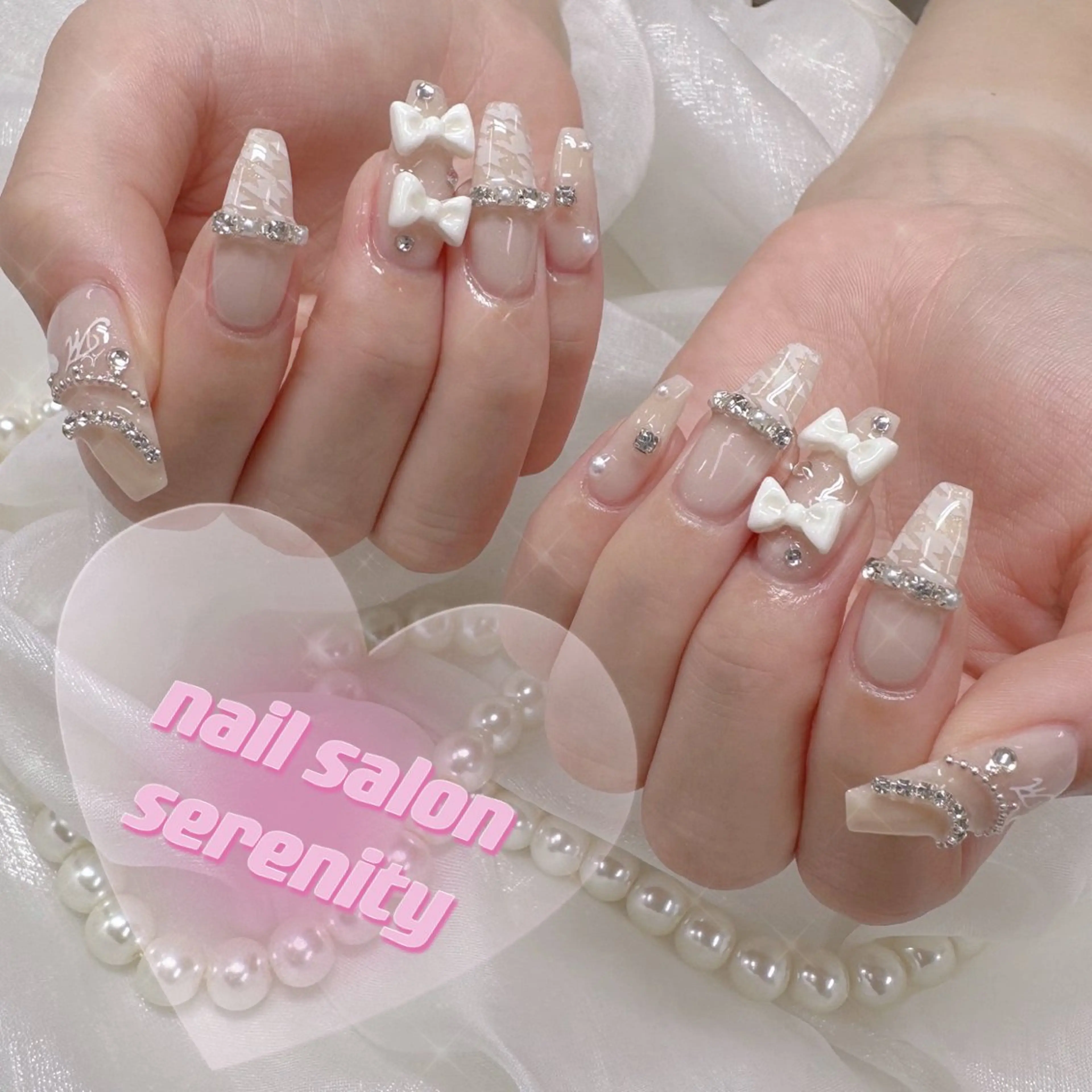 ネイル ハンドネイル ハンドケア ✨Serenity ワンホンネイルのネイルデザイン
