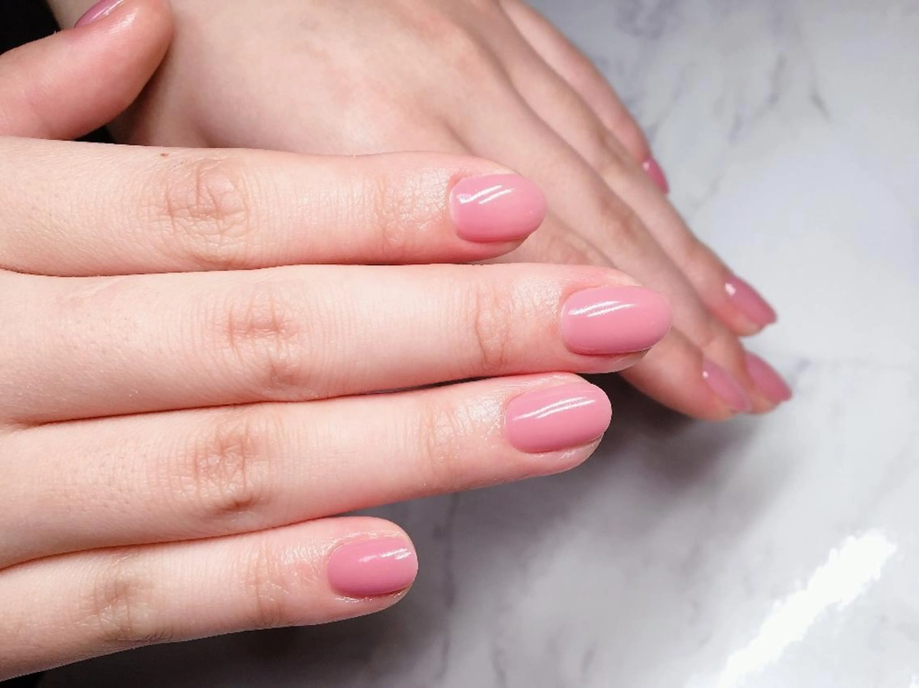 ネイル ワンカラーネイル ハンドネイル ハンドケア 佐藤 結衣のネイルデザイン