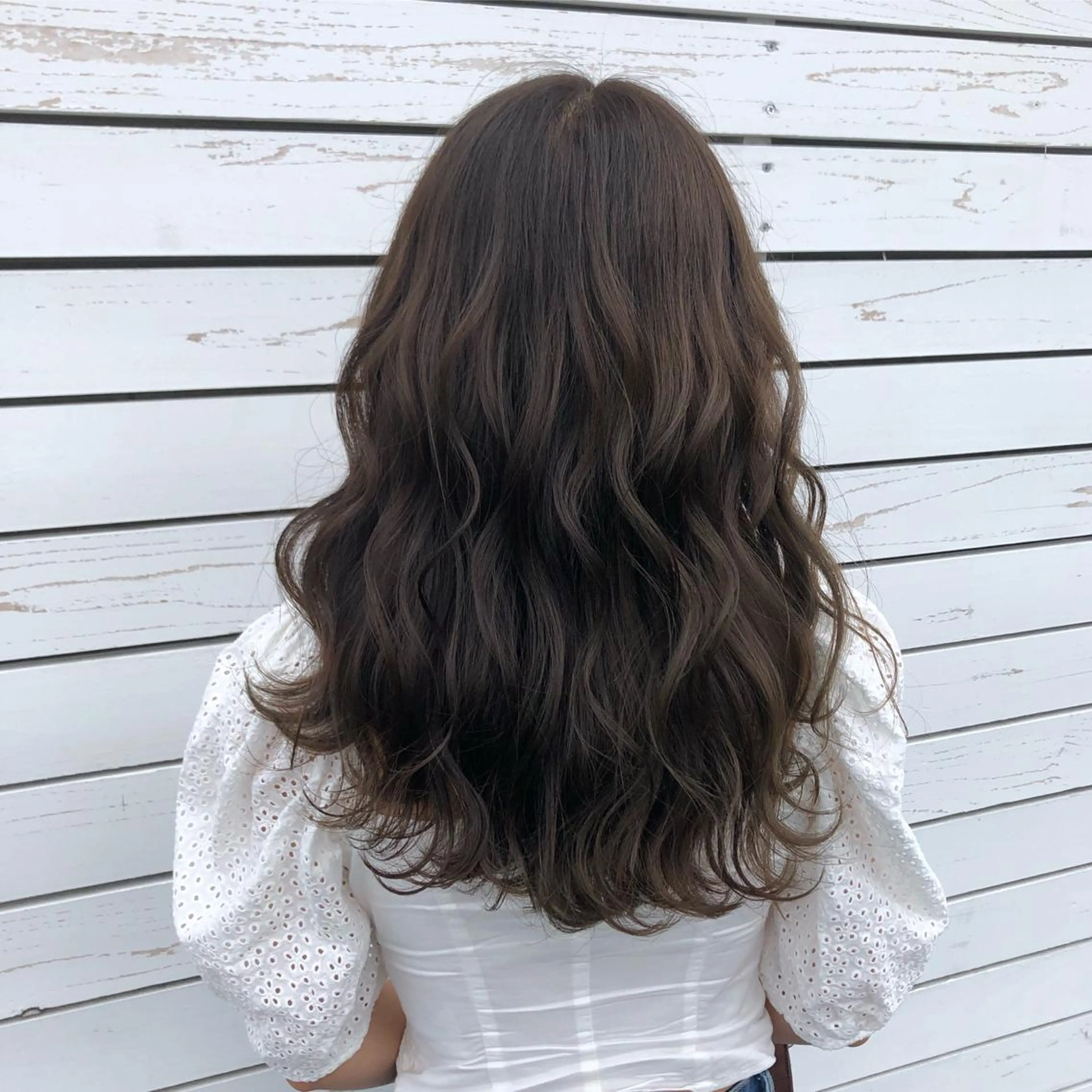 セミロング カラー ヘアアレンジ CREAPY　日向野 利菜のヘアスタイル