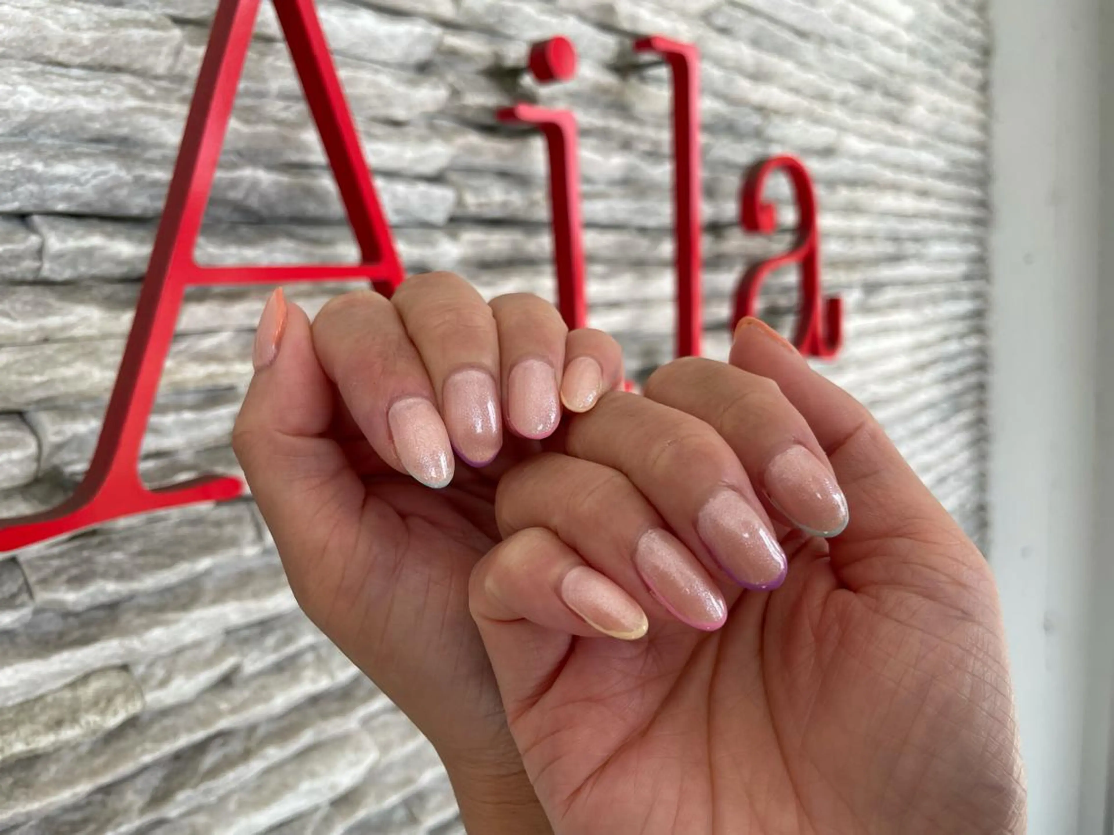 ネイル ラメ(グリッター) ピンク HAIR MAKE Aila所属・Aila.nail _F_AYUMIのネイルデザイン