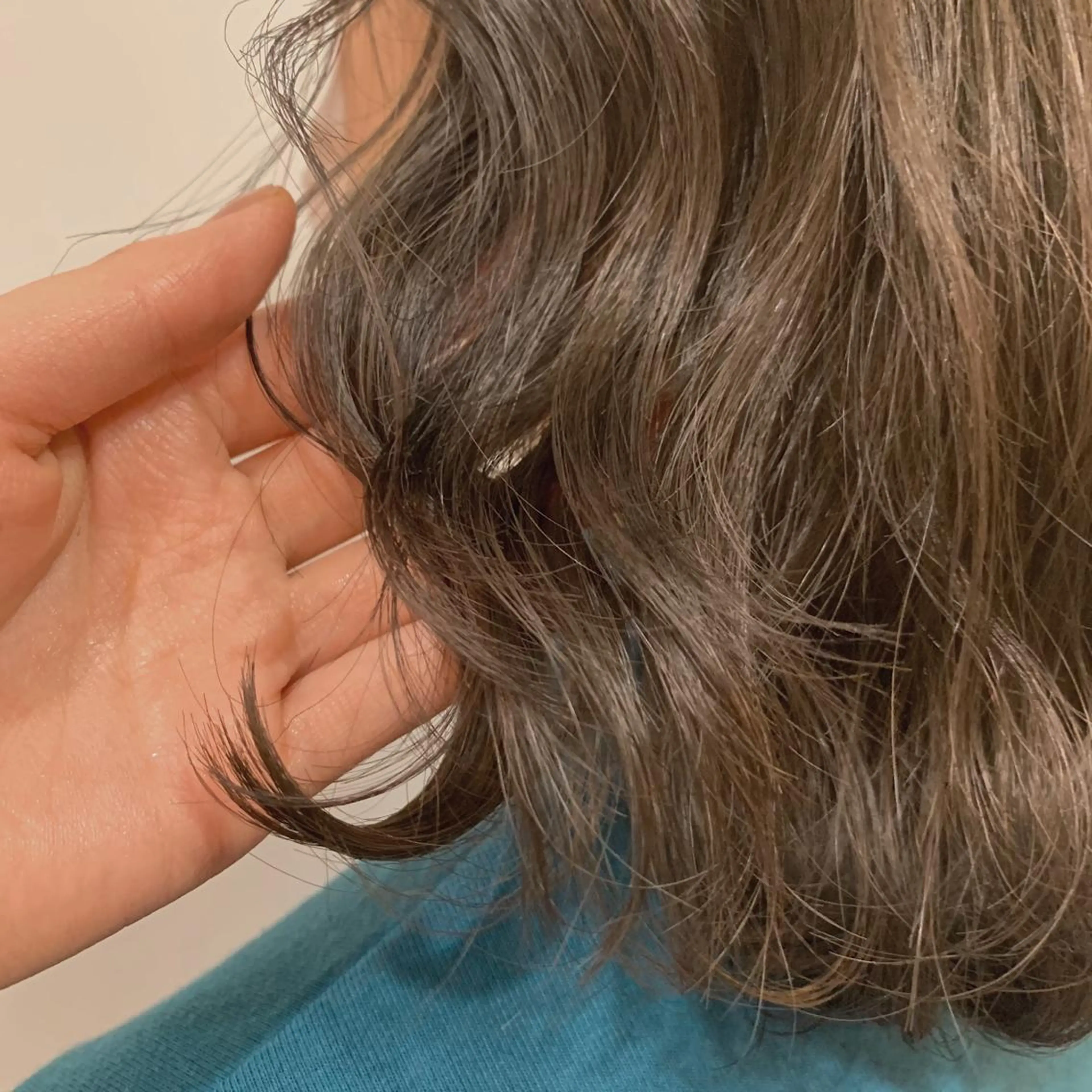 ミディアム カラー パーマ ヘアアレンジ メンズ キッズ ネイル マツエク・マツパ グレージュ zeen札幌店所属・sumina すみなのヘアスタイル