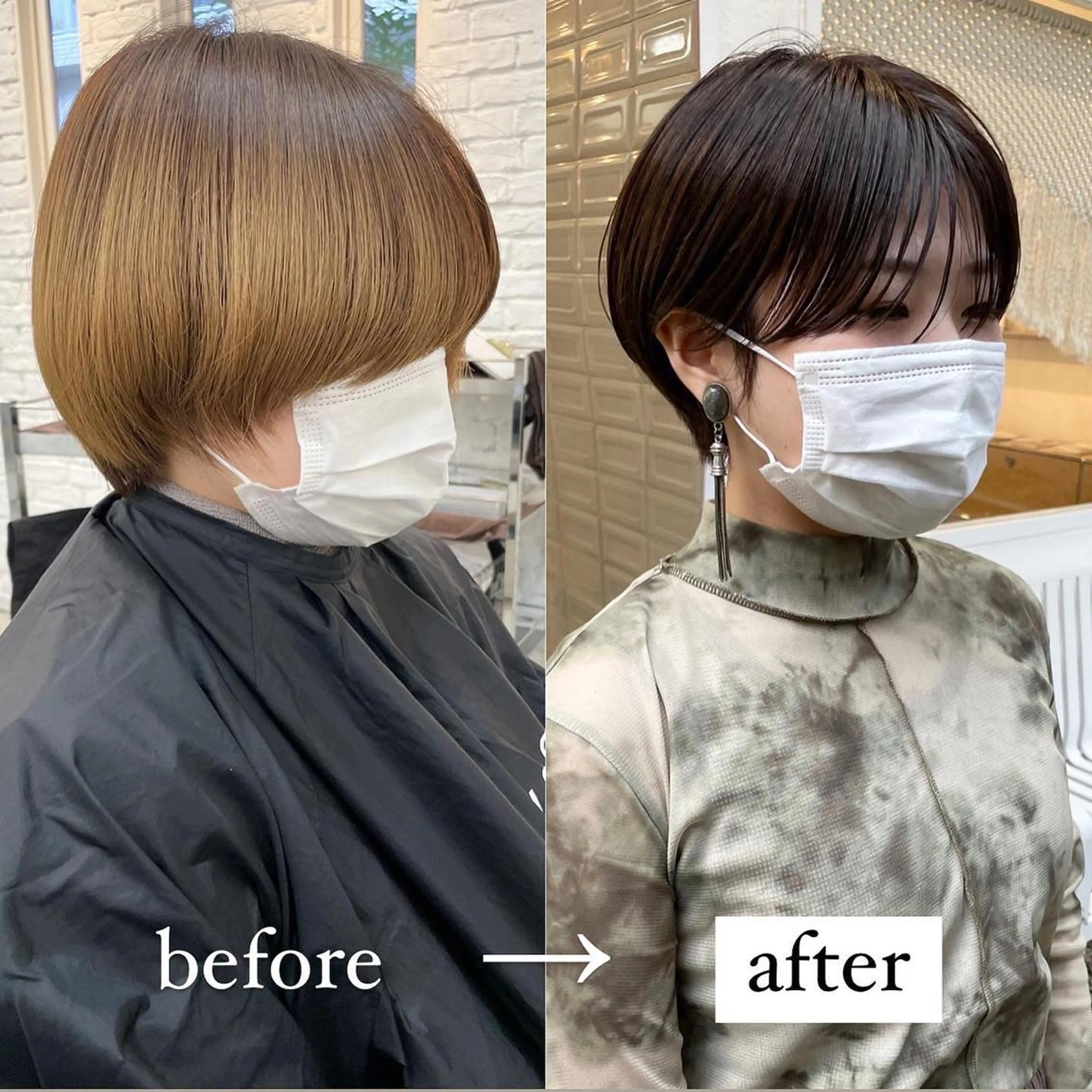 ショート 飽きさせないヘア デザイン keitaのヘアスタイル