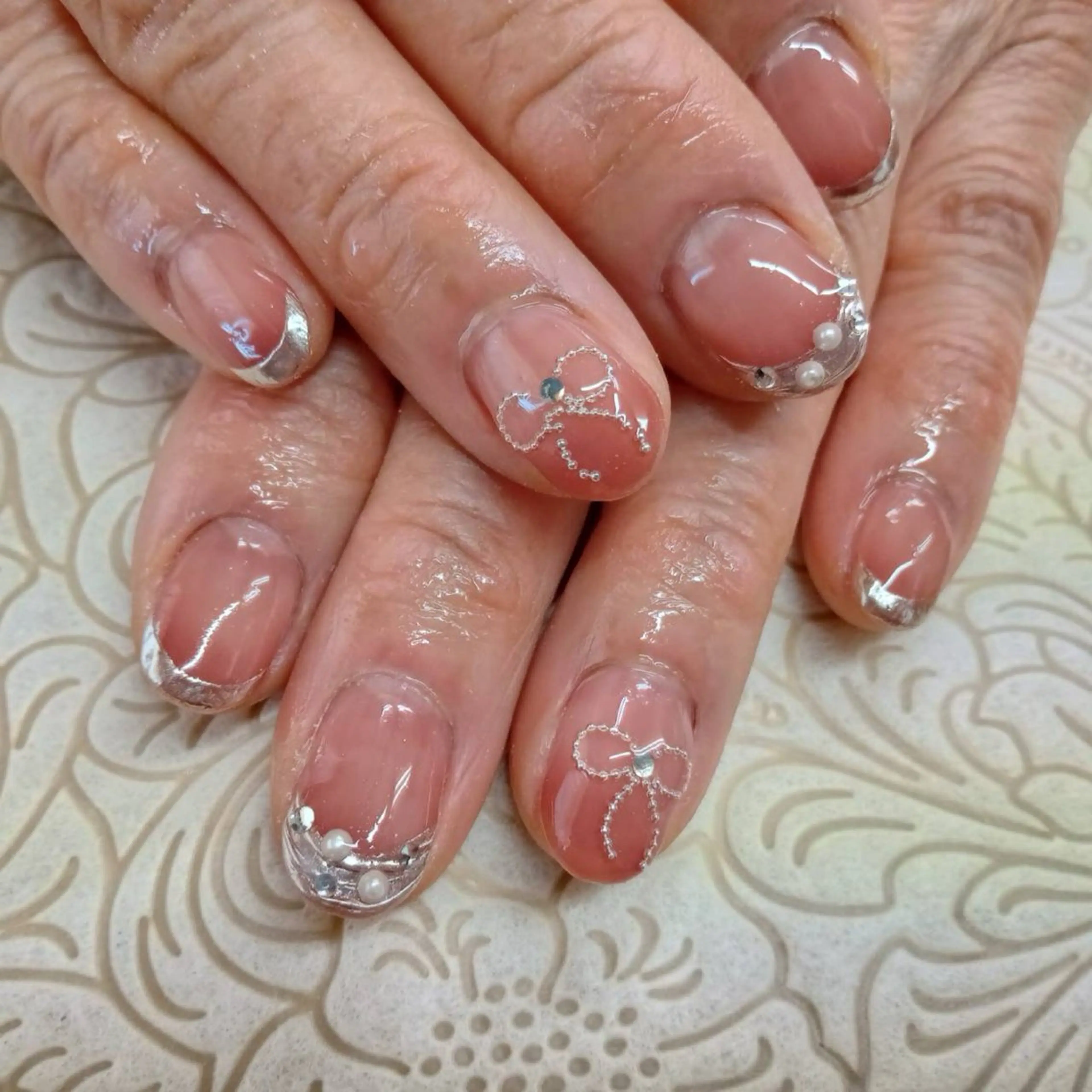 ネイル フラワーネイル precious nail room所属・precious nail  roomのネイルデザイン