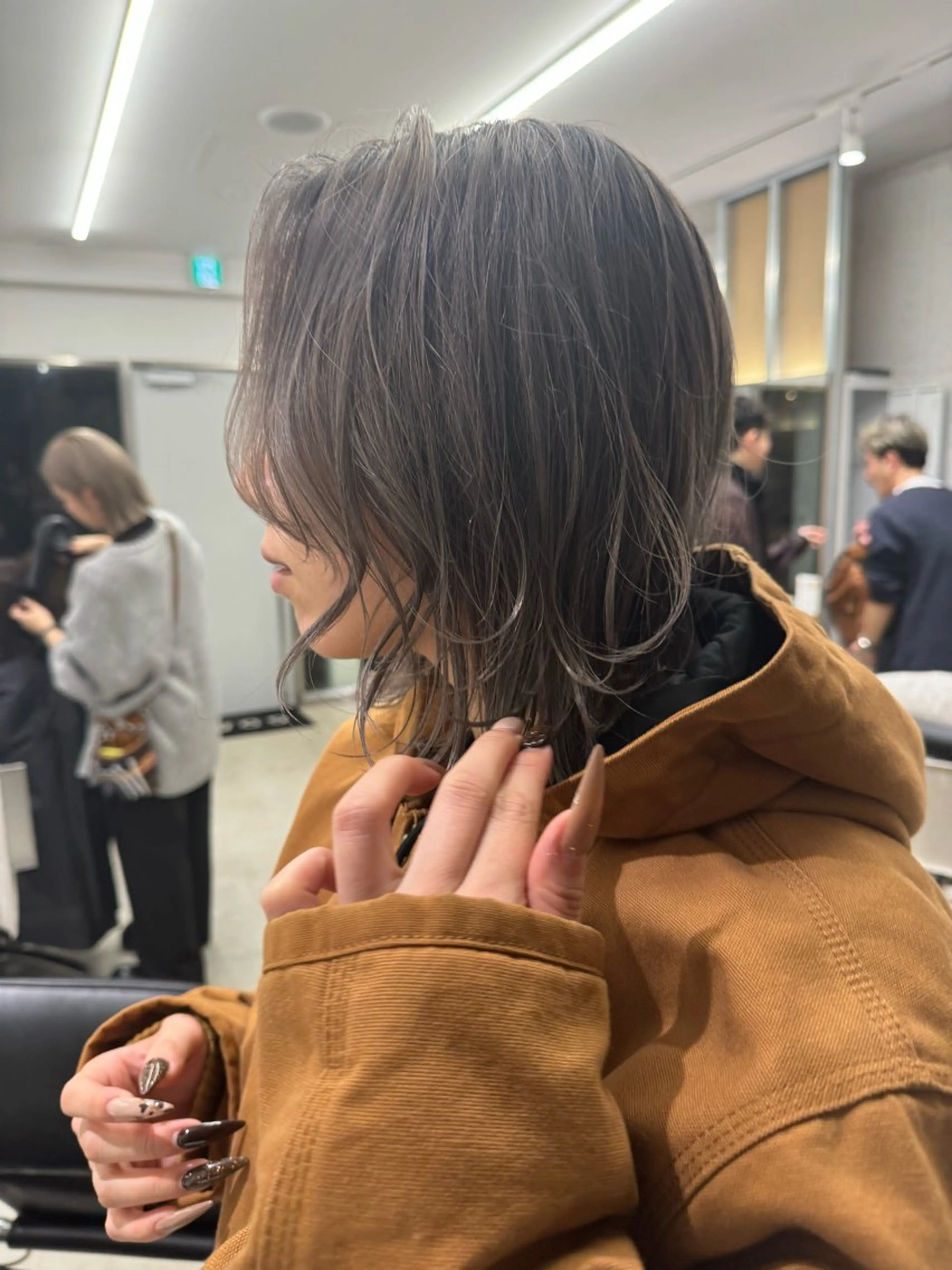 ミディアム カラー カット ヘアカラー トリートメント ショート/茅ヶ崎 タカハシ タクロウのヘアスタイル