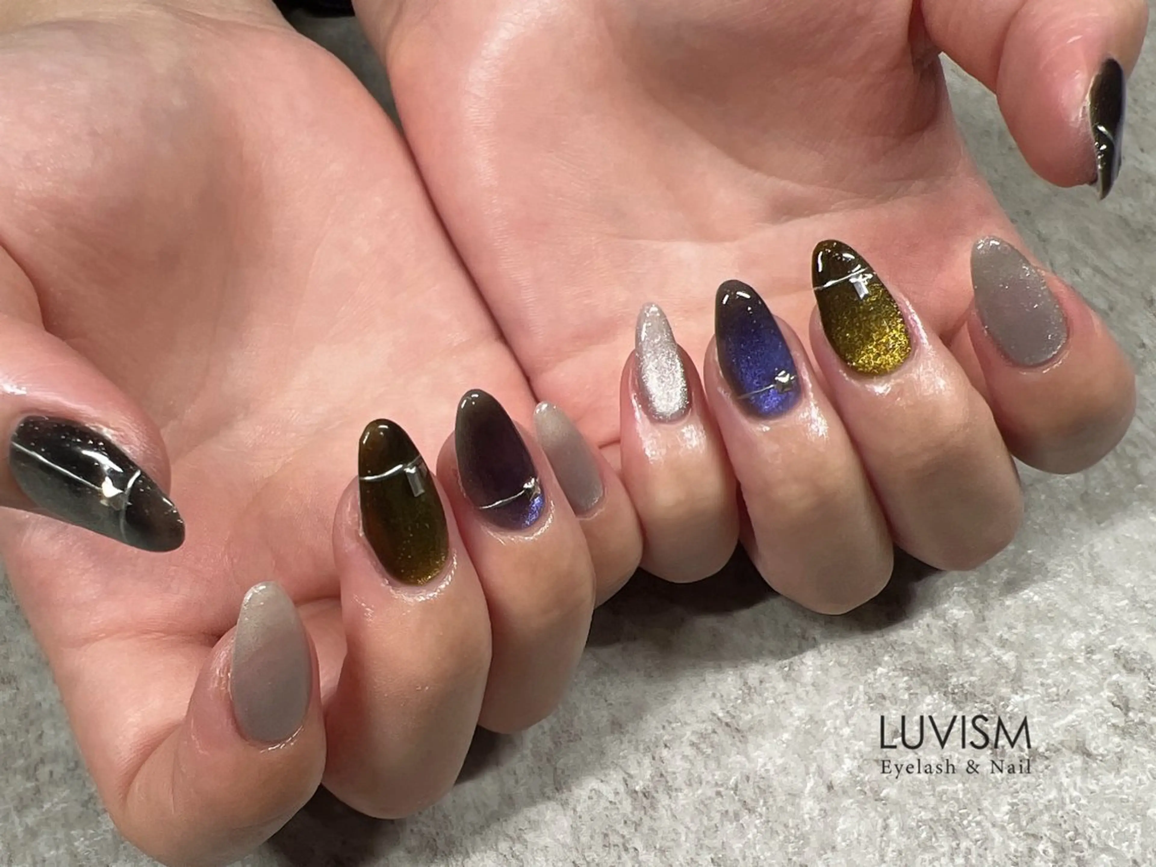 ネイル LUVISM Eyelash&Nail【ラヴィズム アイラッシュ＆ネイル】所属・🌻LUVISM🌻 Miyashitaのネイルデザイン
