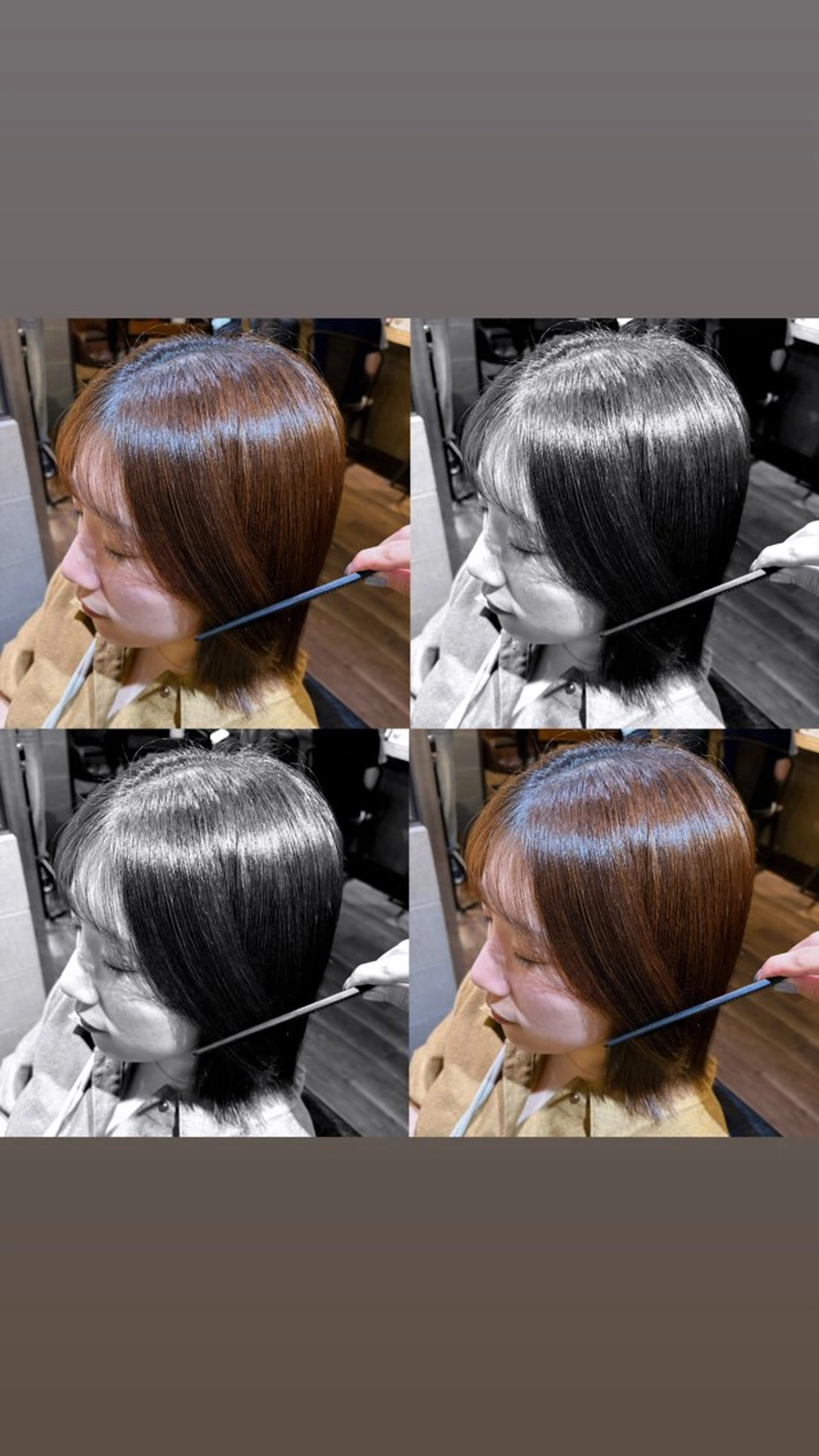 ミディアム 顔まわりレイヤー レイヤーカット 平岸美容室/ SAKIRAのヘアスタイル