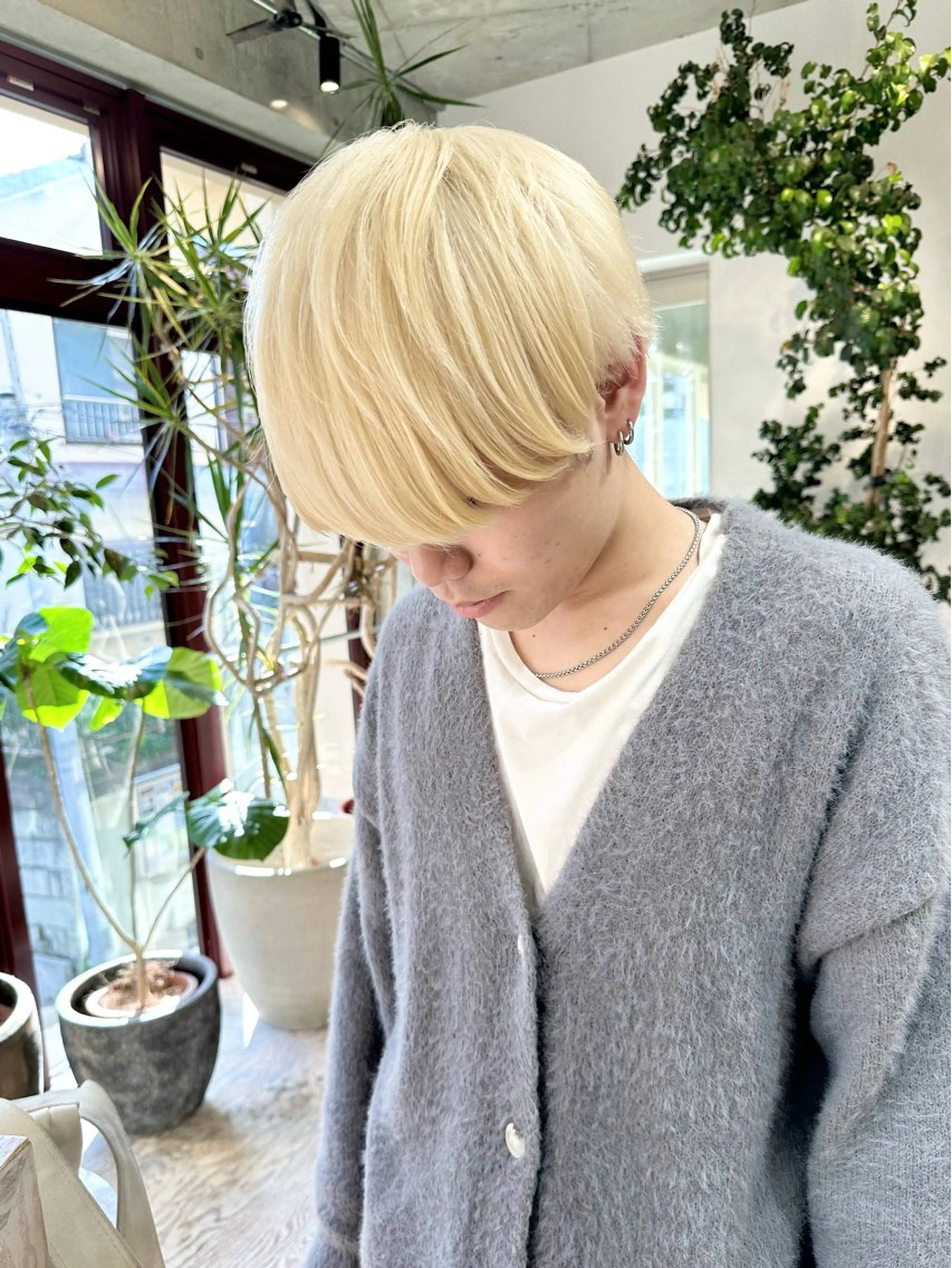 ショート カラー メンズ ヘアカラー kai .のヘアスタイル