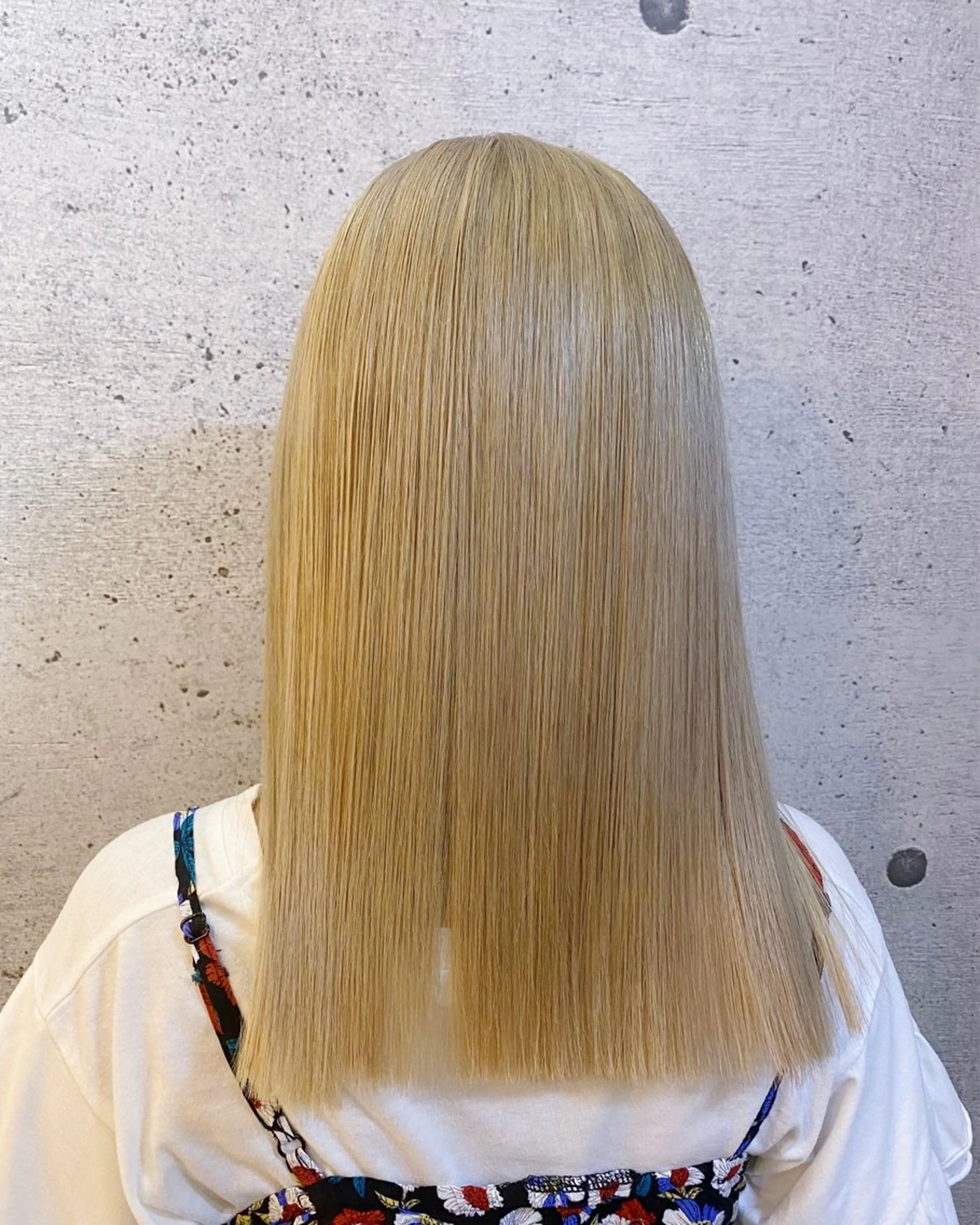 ロング カラー カット ヘアカラー トリートメント 久保 敏之のヘアスタイル