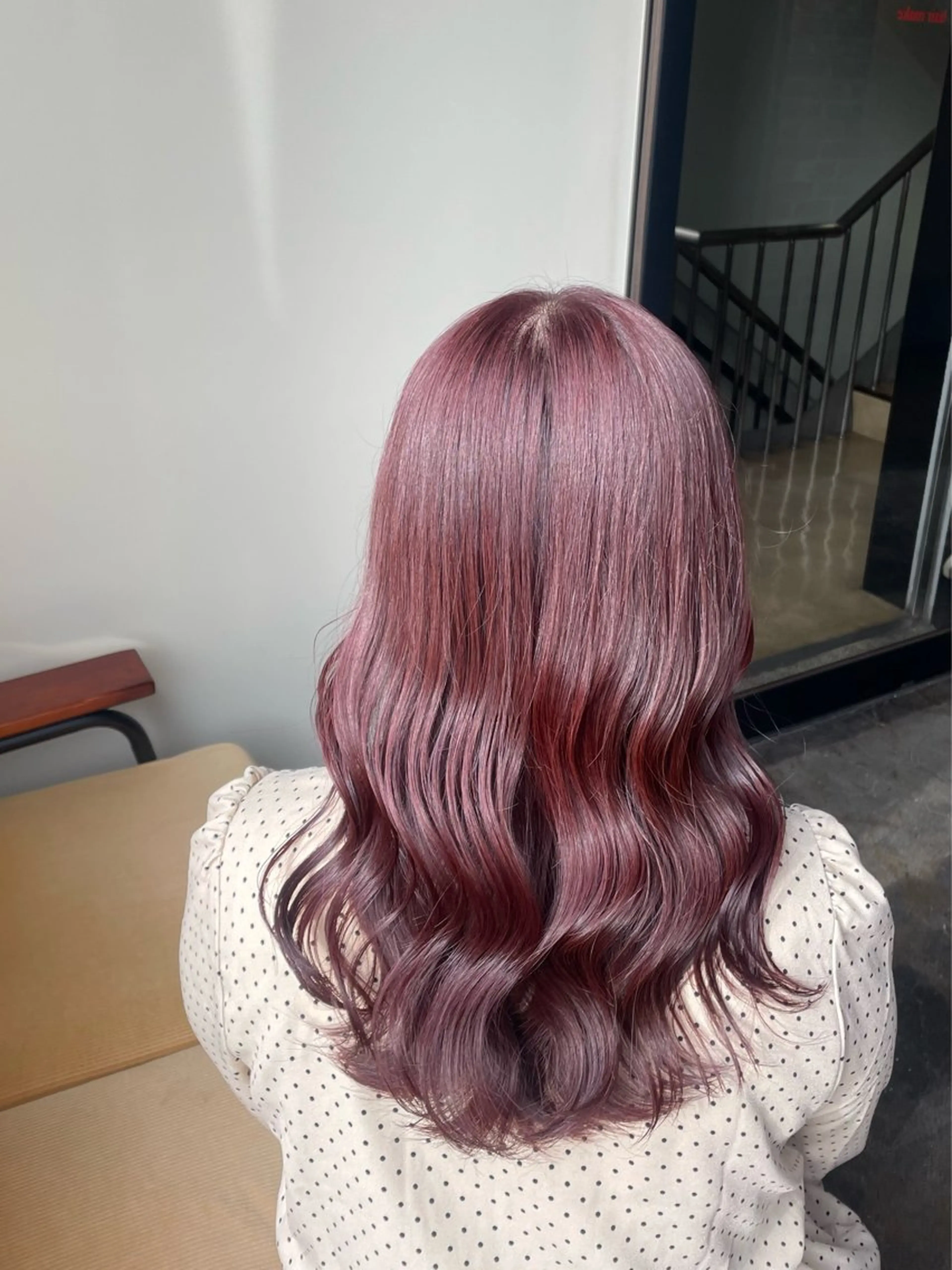 ミディアム カラー ヘアカラー 透明感🌱ハイトーン ✨艶髪🫧川﨑　翼のヘアスタイル