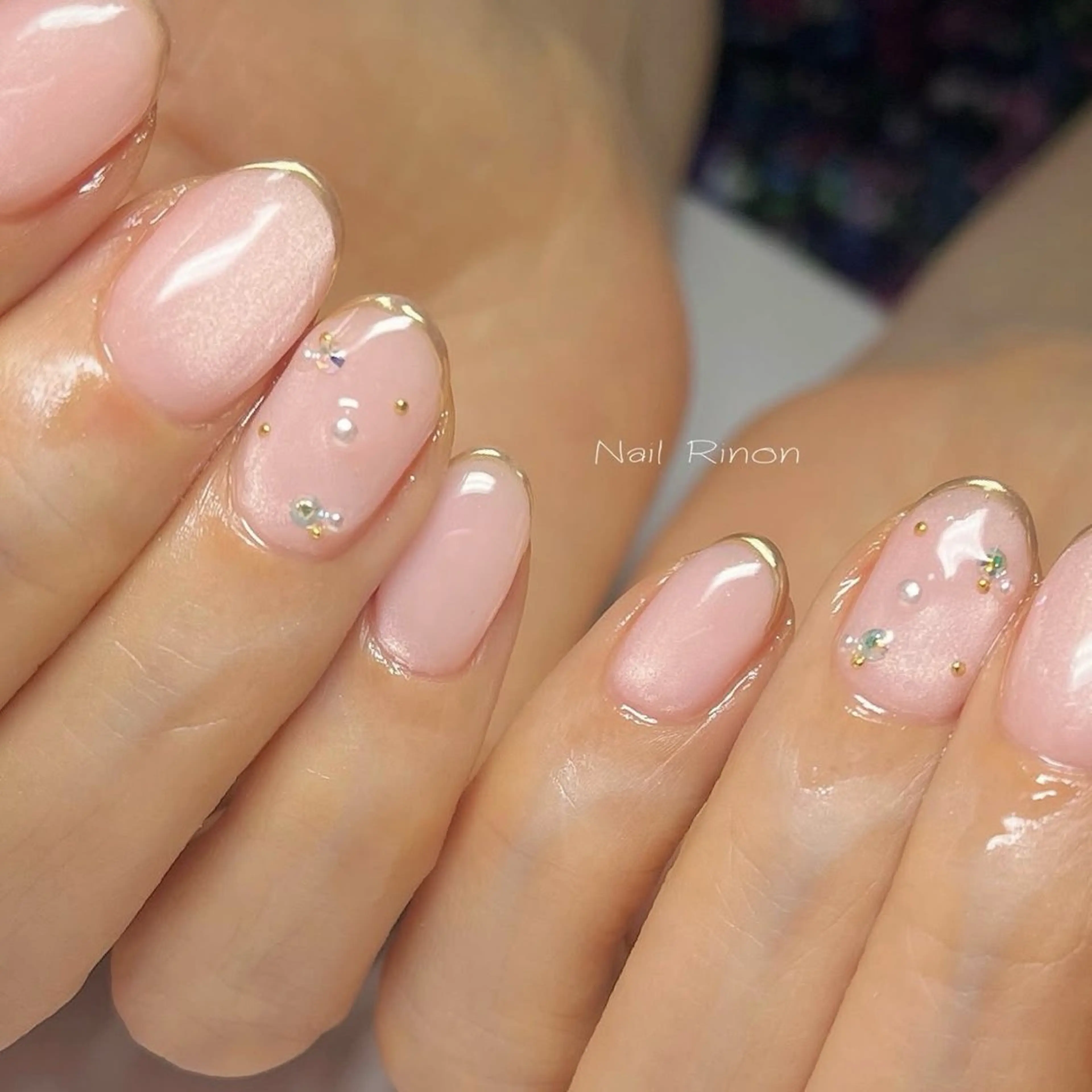 ネイル マグネットネイル ハンドネイル Nail Rinonのネイルデザイン