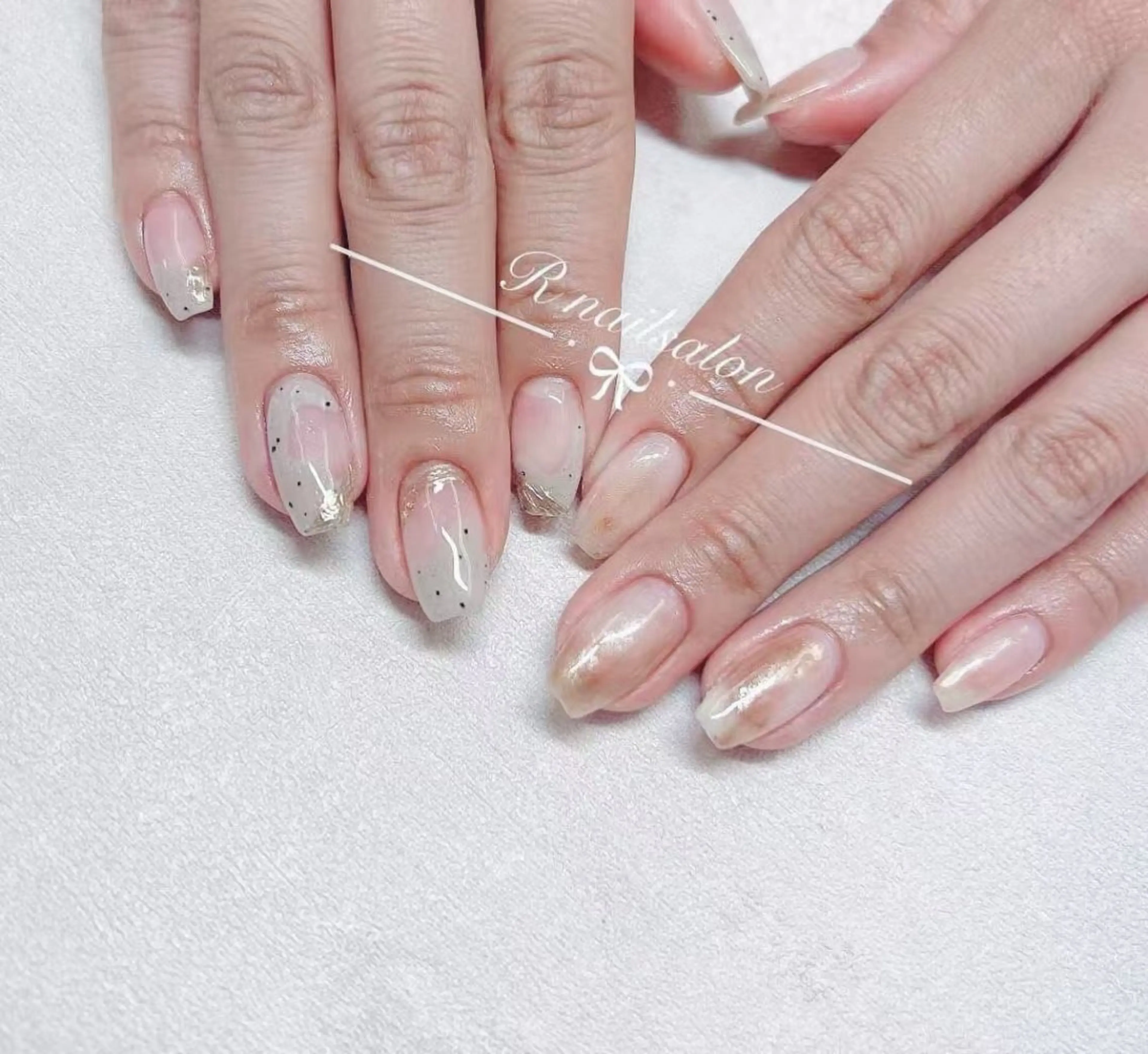 ミディアム ハンドネイル R NAILSALONのネイルデザイン