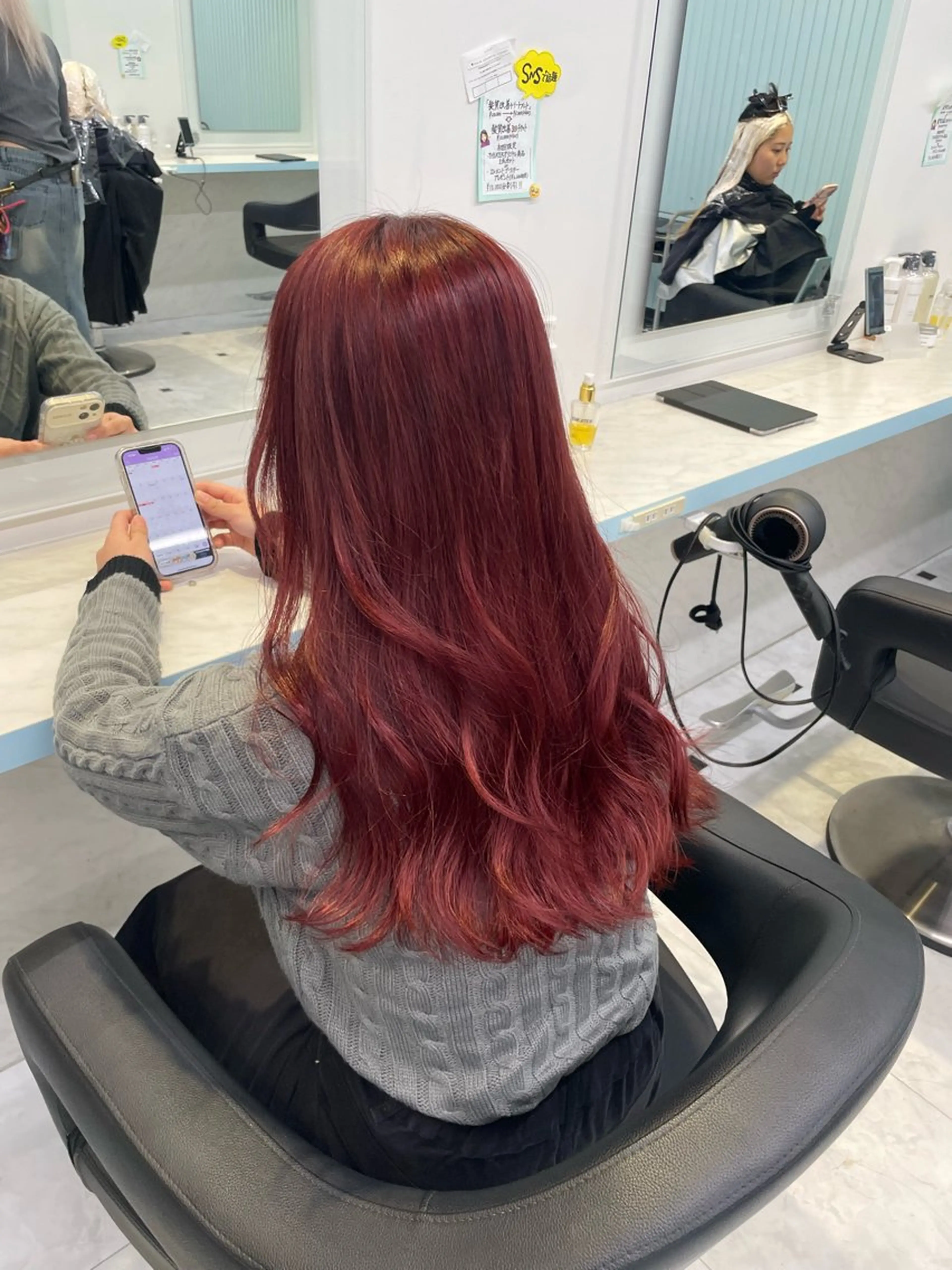 カラー ヘアカラー 🍒♡艶髪暖色カラー saaya♡🍒のヘアスタイル