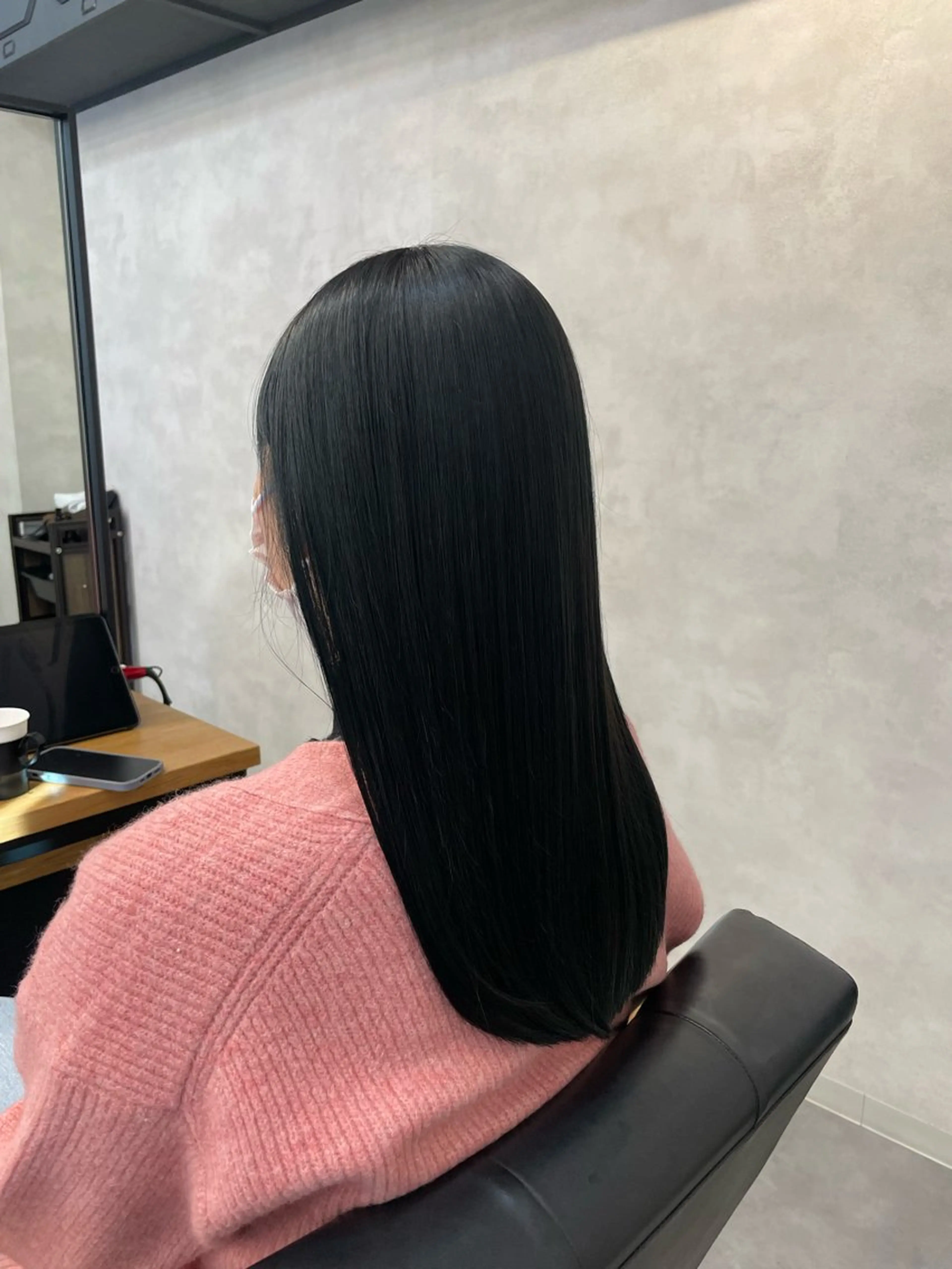 ロング カラー カット ヘアカラー トリートメント 今村 南穂のヘアスタイル