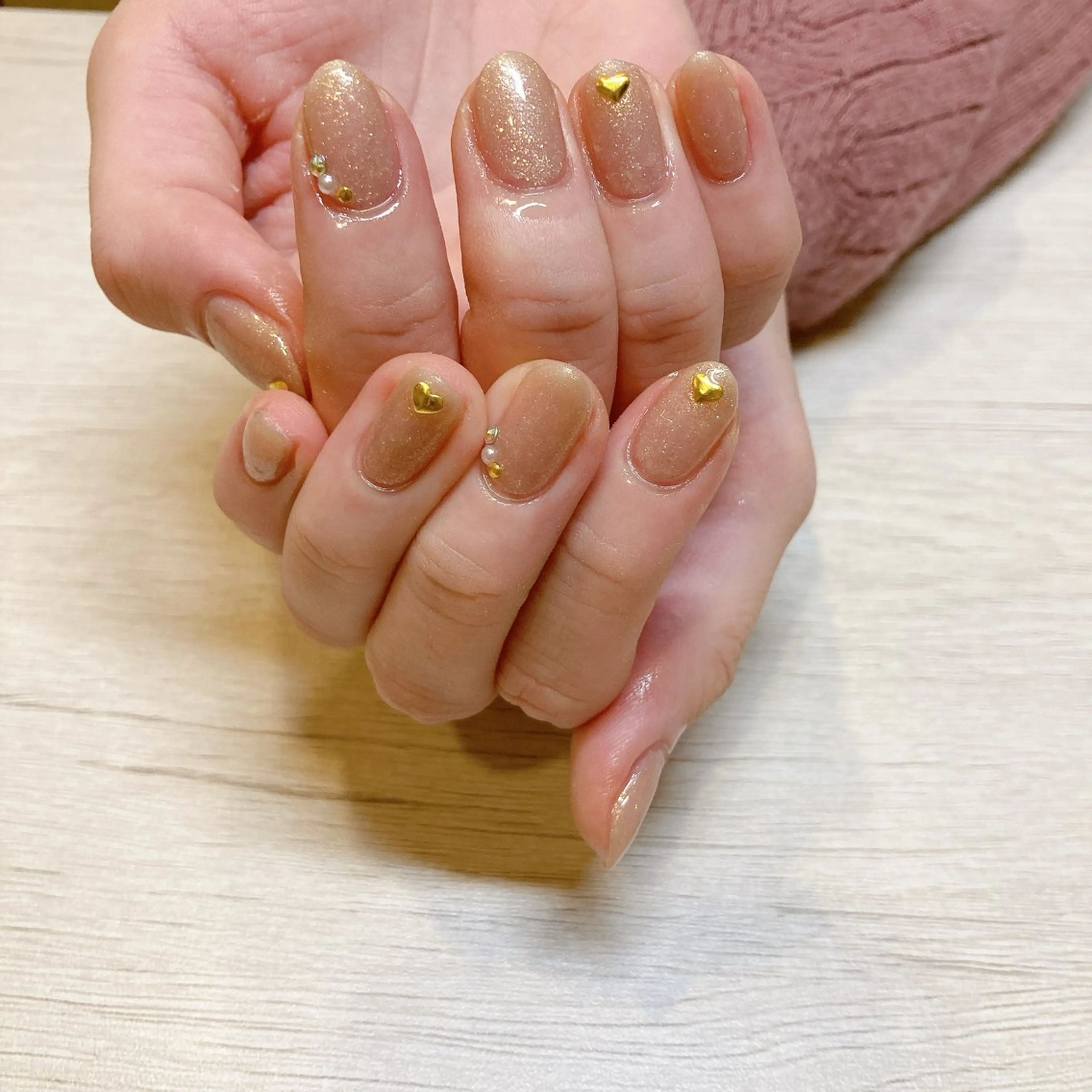ネイル アートネイル ワンカラーネイル ストーンネイル ハンドネイル Mahalo Nailのネイルデザイン