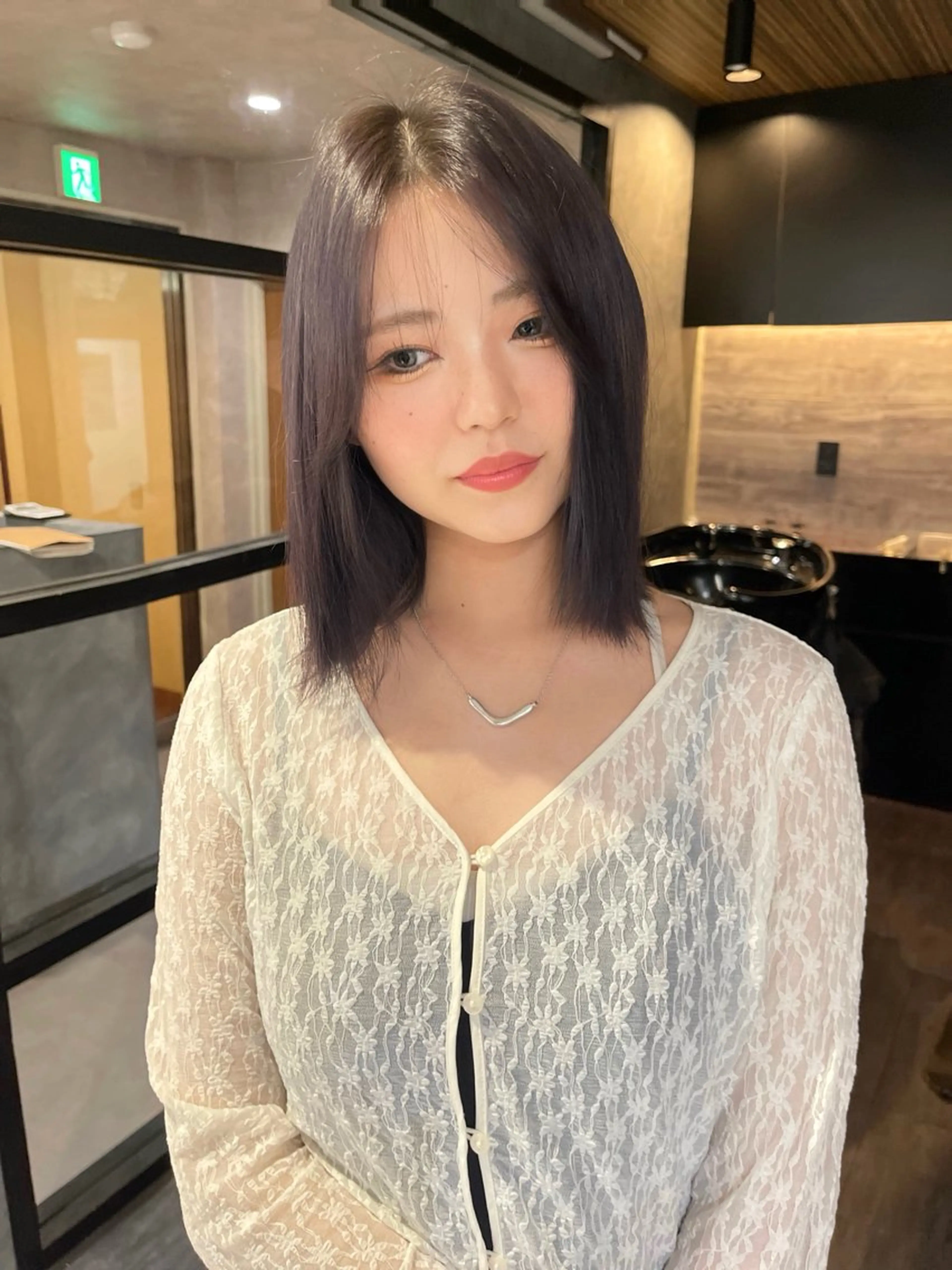ミディアム ヘアカラー カット*カラーモデル 様募集/奈良/富雄のヘアスタイル