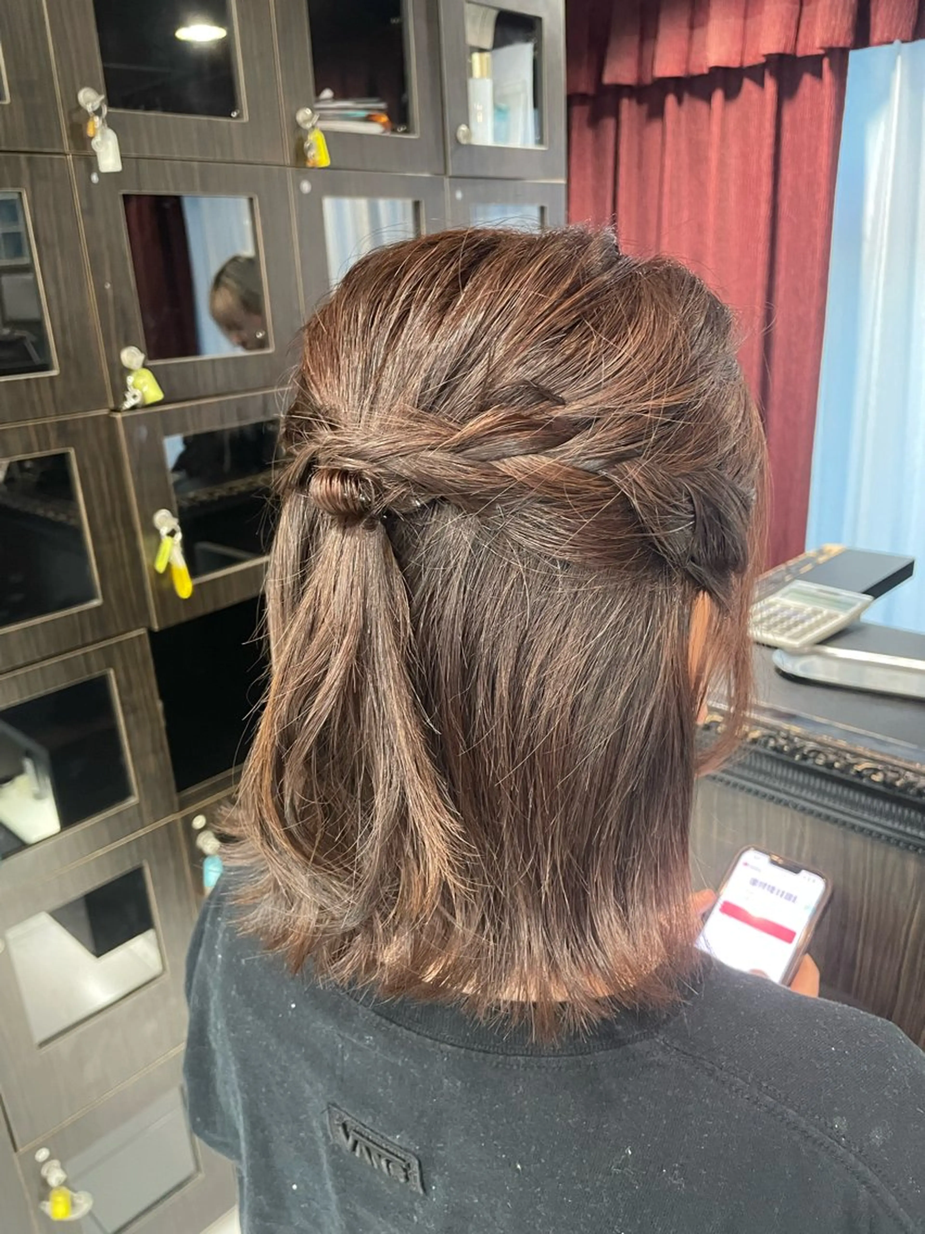 ショート ボブ ♡ヘアセット.ピンク Ayakaのヘアスタイル