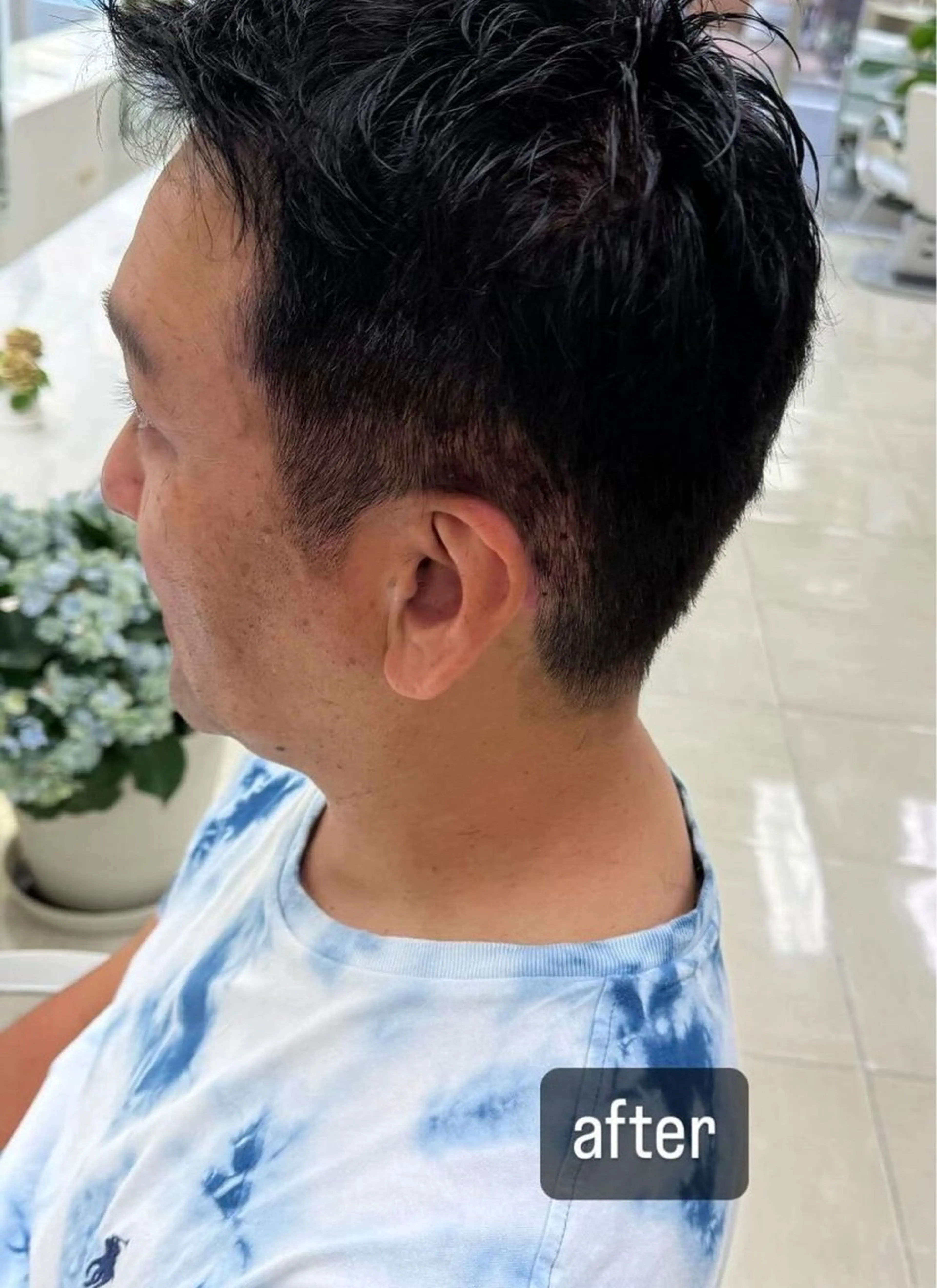 ショート メンズ 刈り上げ タカハシ リナのヘアスタイル