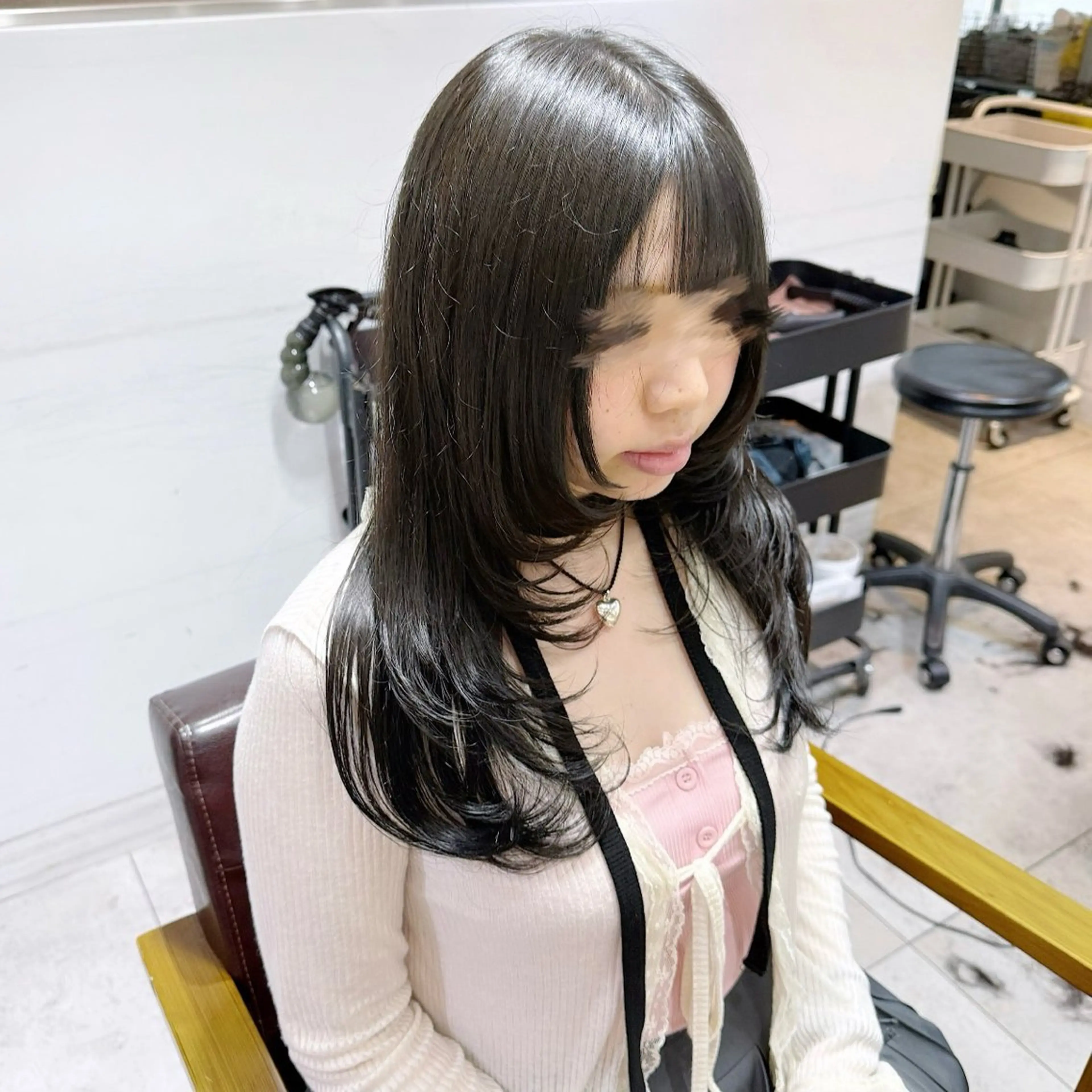 ロング カラー カット ヘアカラー Alea by little 横浜所属・♡🌚垢抜け艶カラー Shiori🌝♡のヘアスタイル