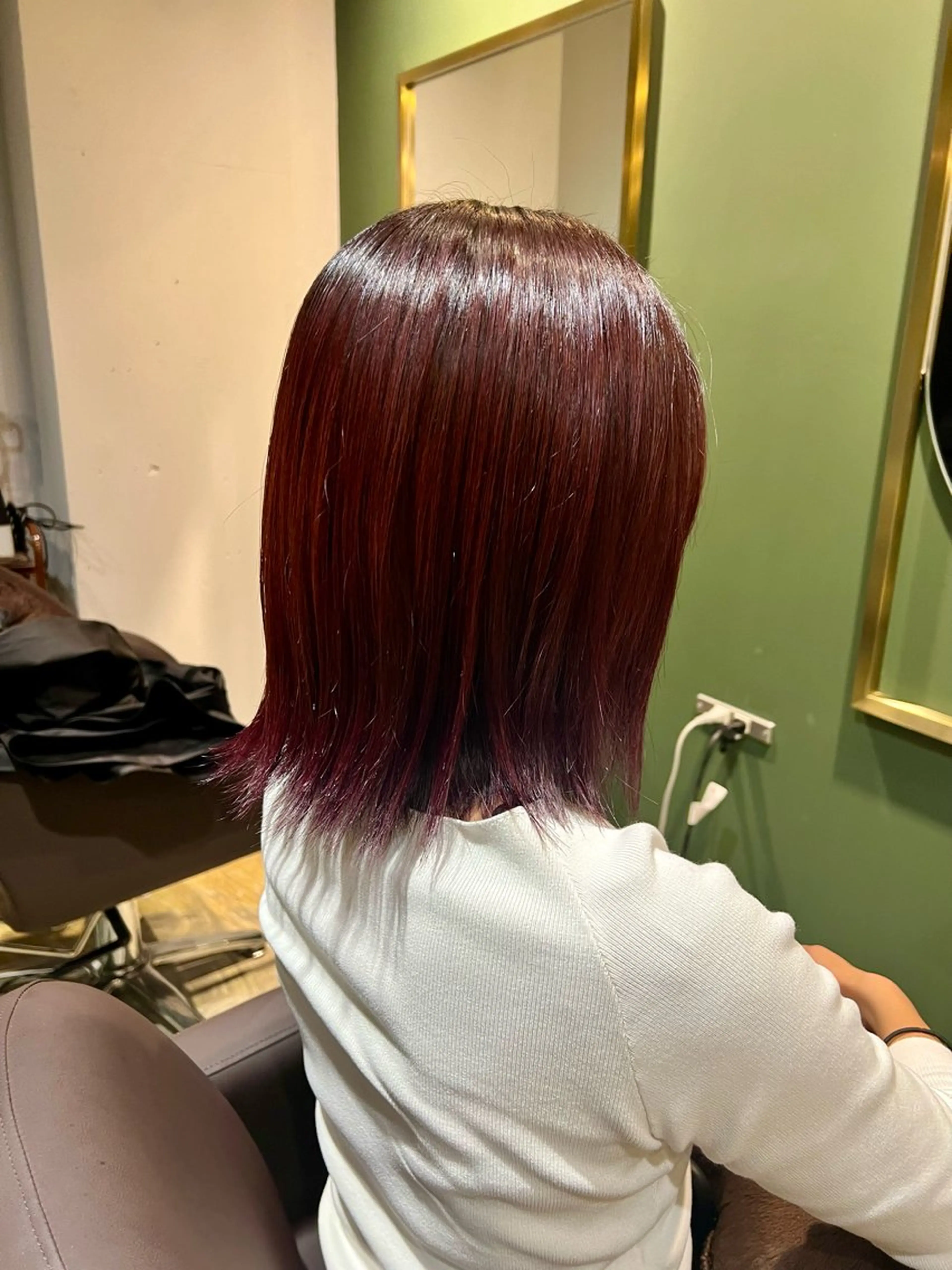 ミディアム カラー ヘアカラー トリートメント ヘッドスパ カラースペシャリスト しょう🧑🏼‍🎨のヘアスタイル