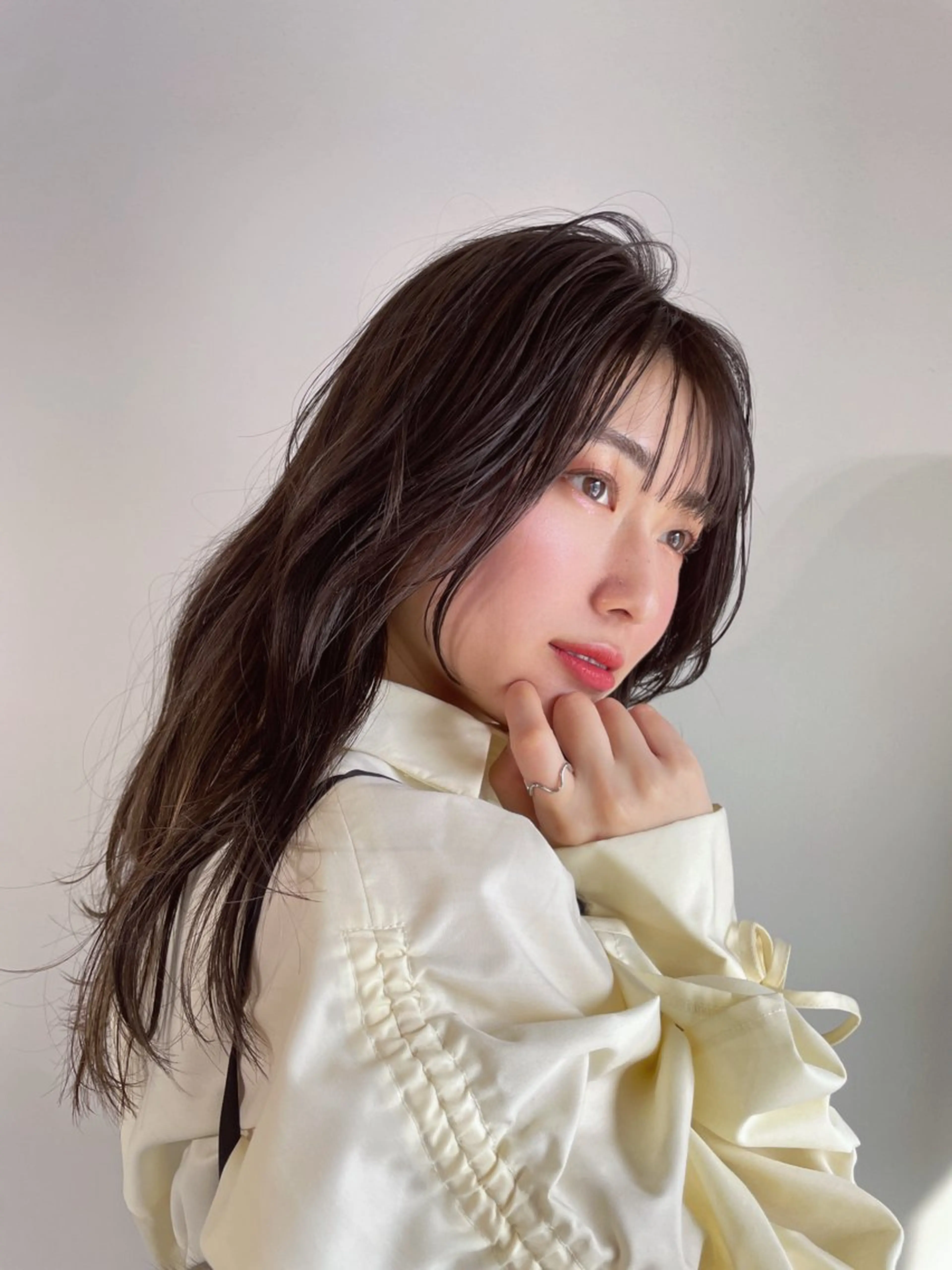 【2回目以降おすすめ🧊】🌼カット➕フルカラー➕トリートメント🌼（ロング料金なし）の写真