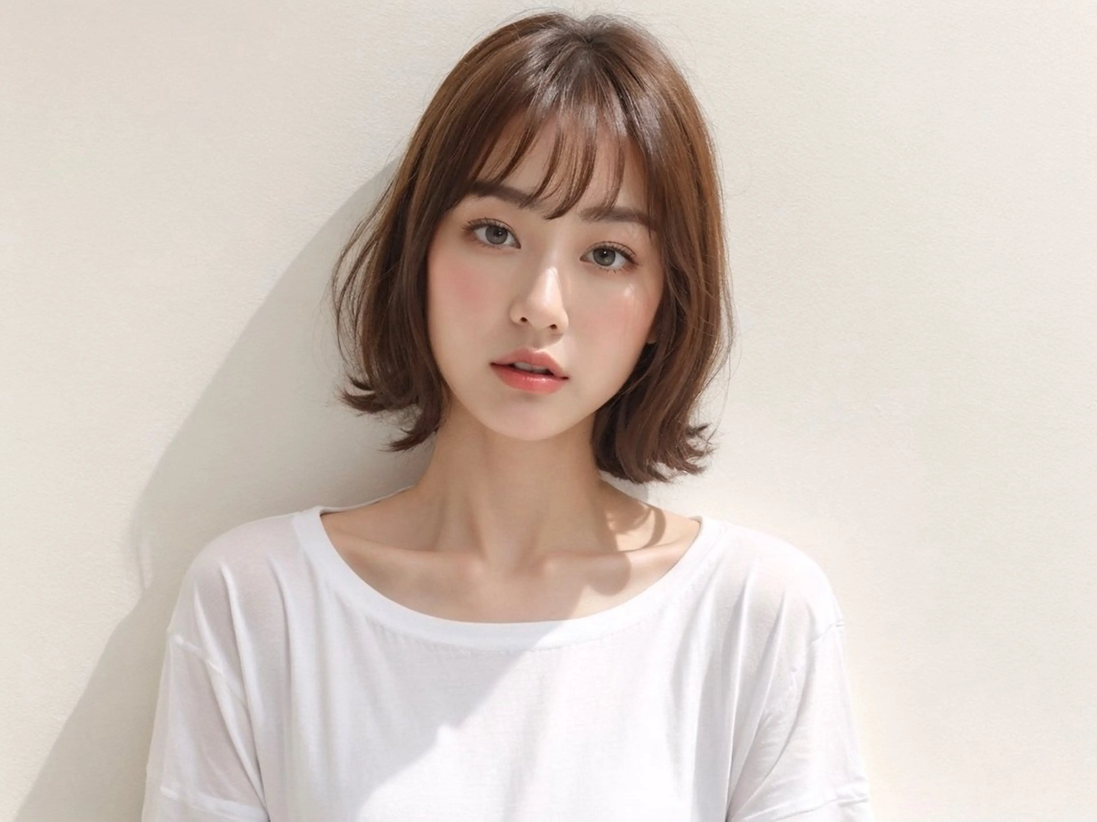 セミロング カラー 💗艶×髪改善カラー 特化💗AYAKIのヘアスタイル