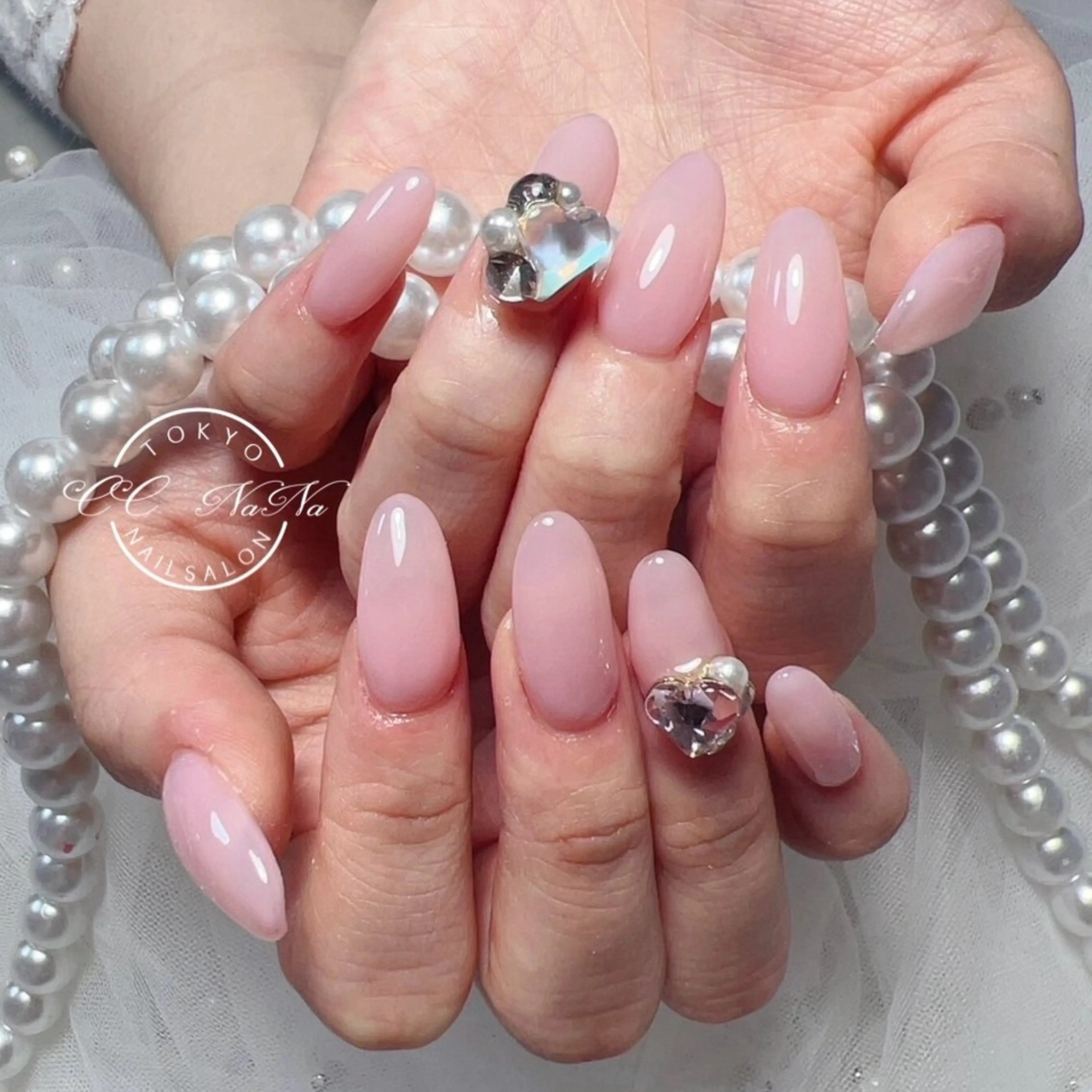 ネイル スカルプネイル ハンドネイル 💎CC・NaNa 韓国風ネイル🌙のネイルデザイン