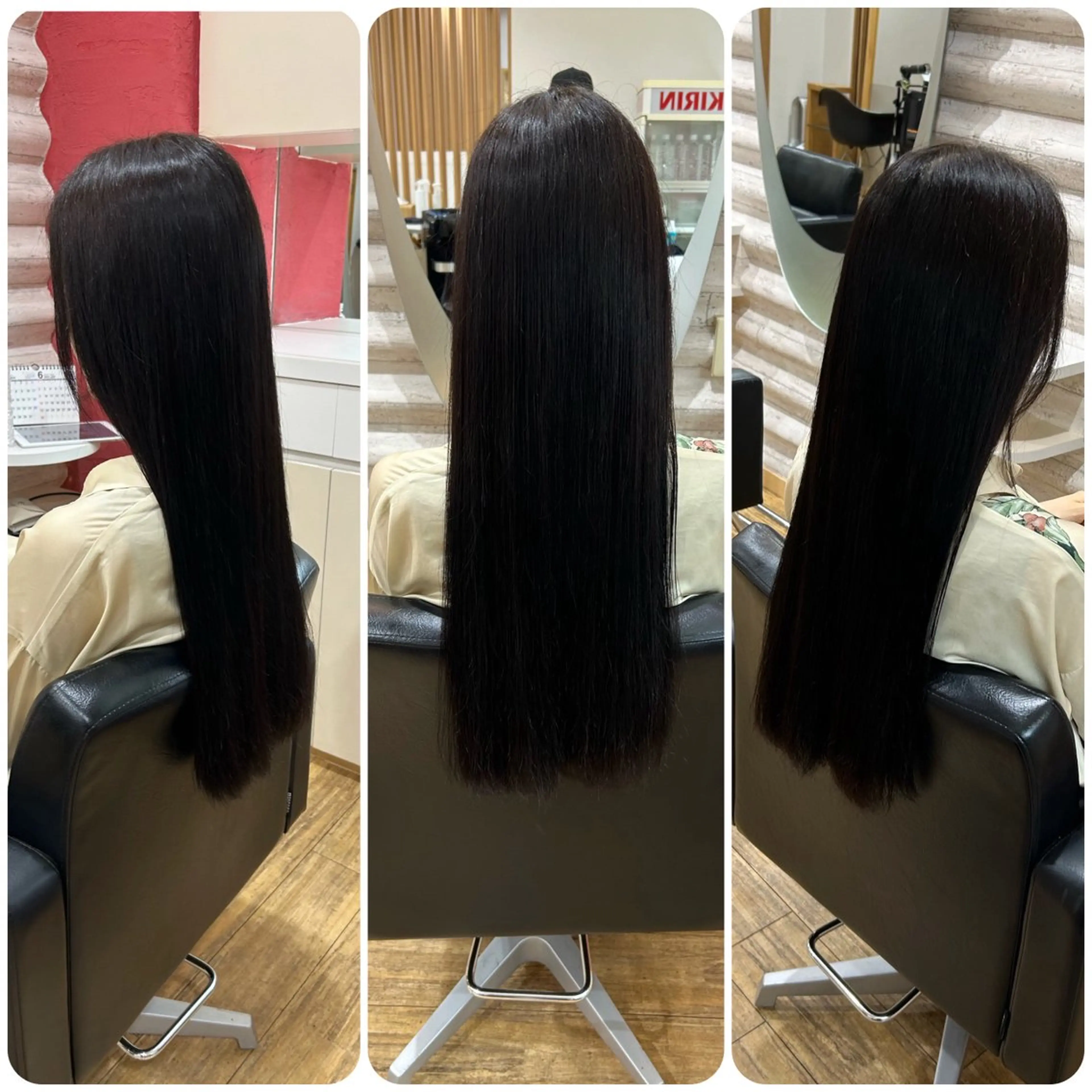 ロング カラー 髪質改善 カット トリートメント 艶の専門店/髪質改善 ×酸熱カラー/KONのヘアスタイル