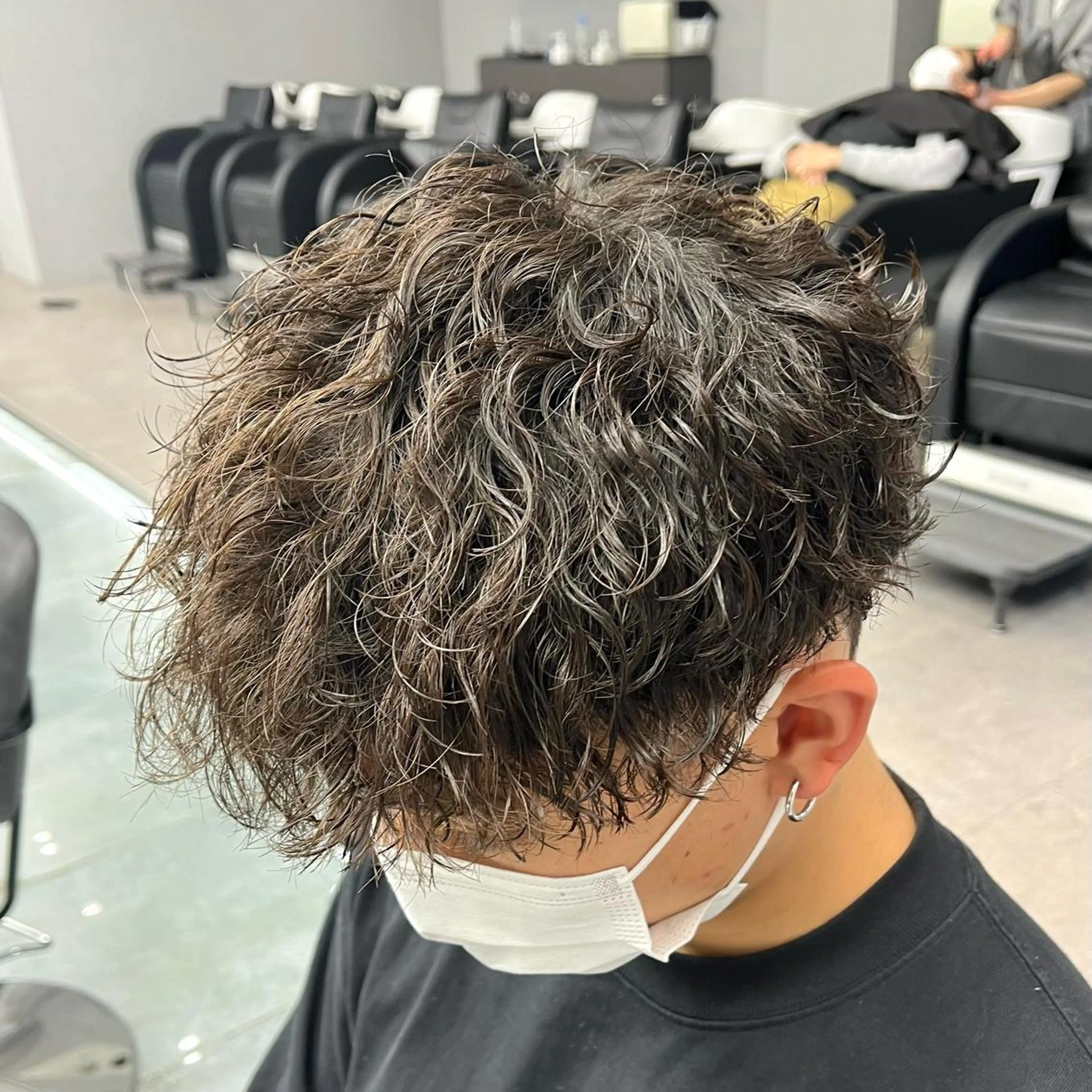 パーマ メンズ カット パーマ メンズパーマ•ネイル /シホミのヘアスタイル