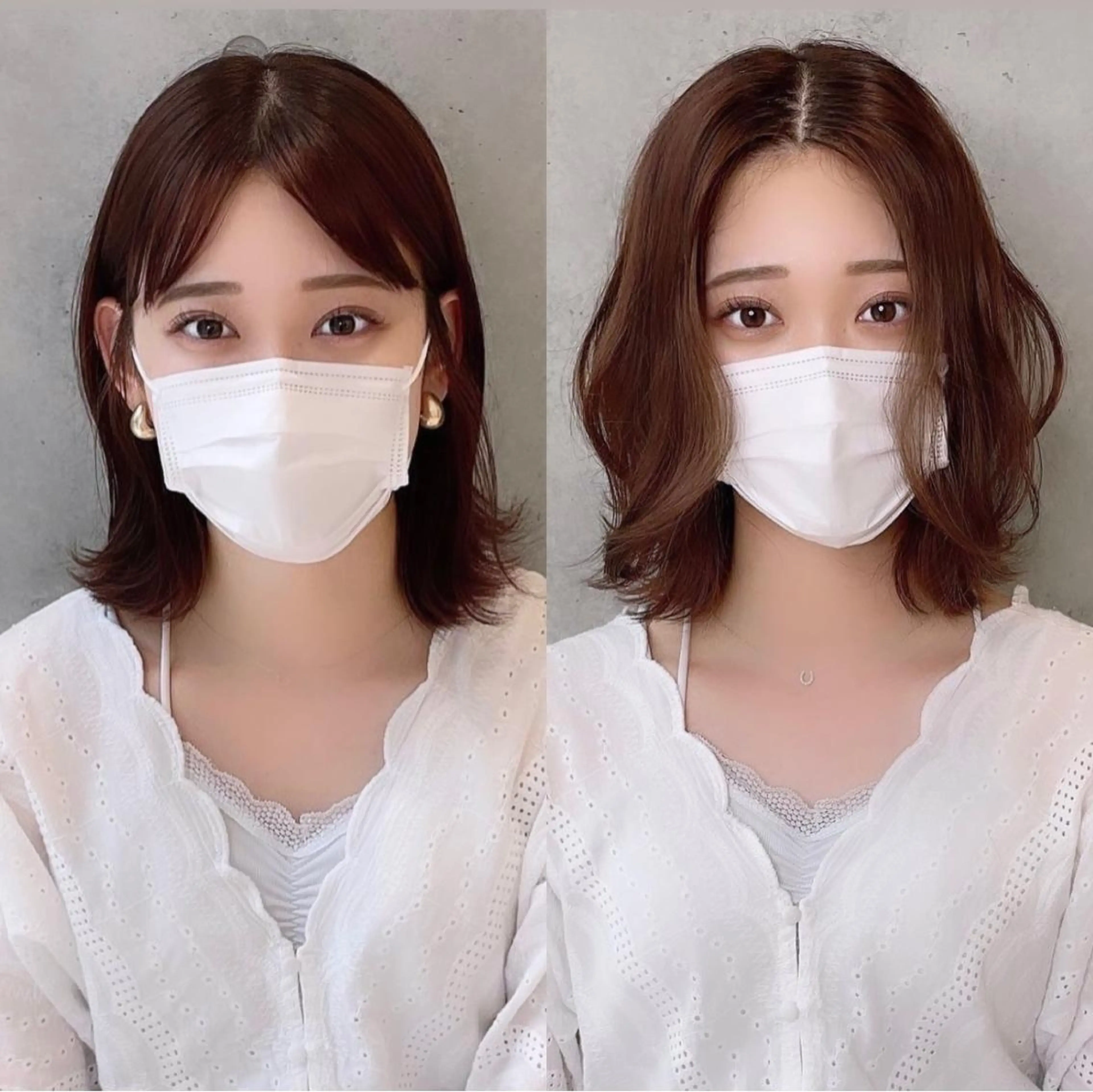 ミディアム エクステ ACHFILO モデル募集のヘアスタイル