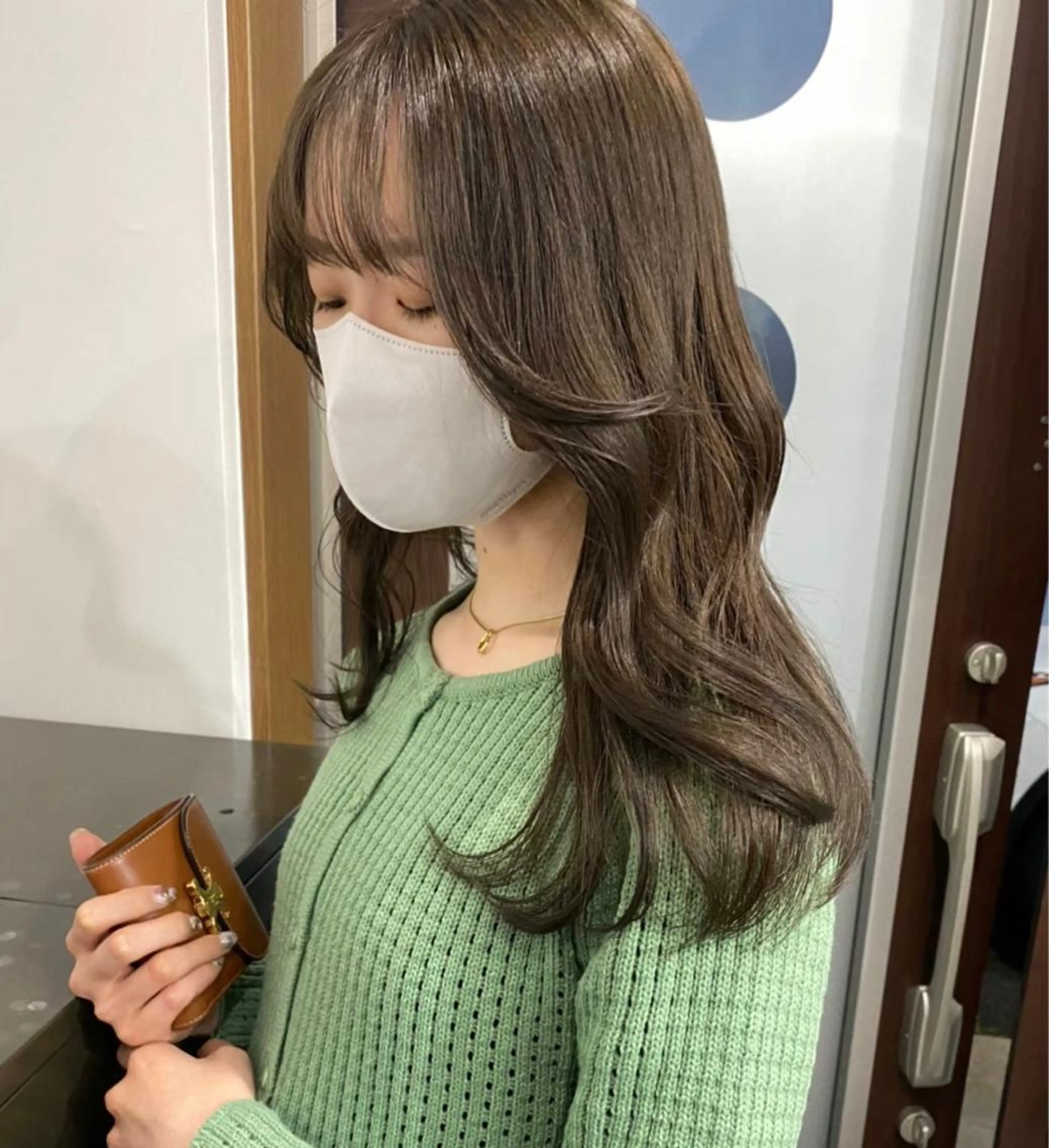 ロング 飛田 楓信のヘアスタイル