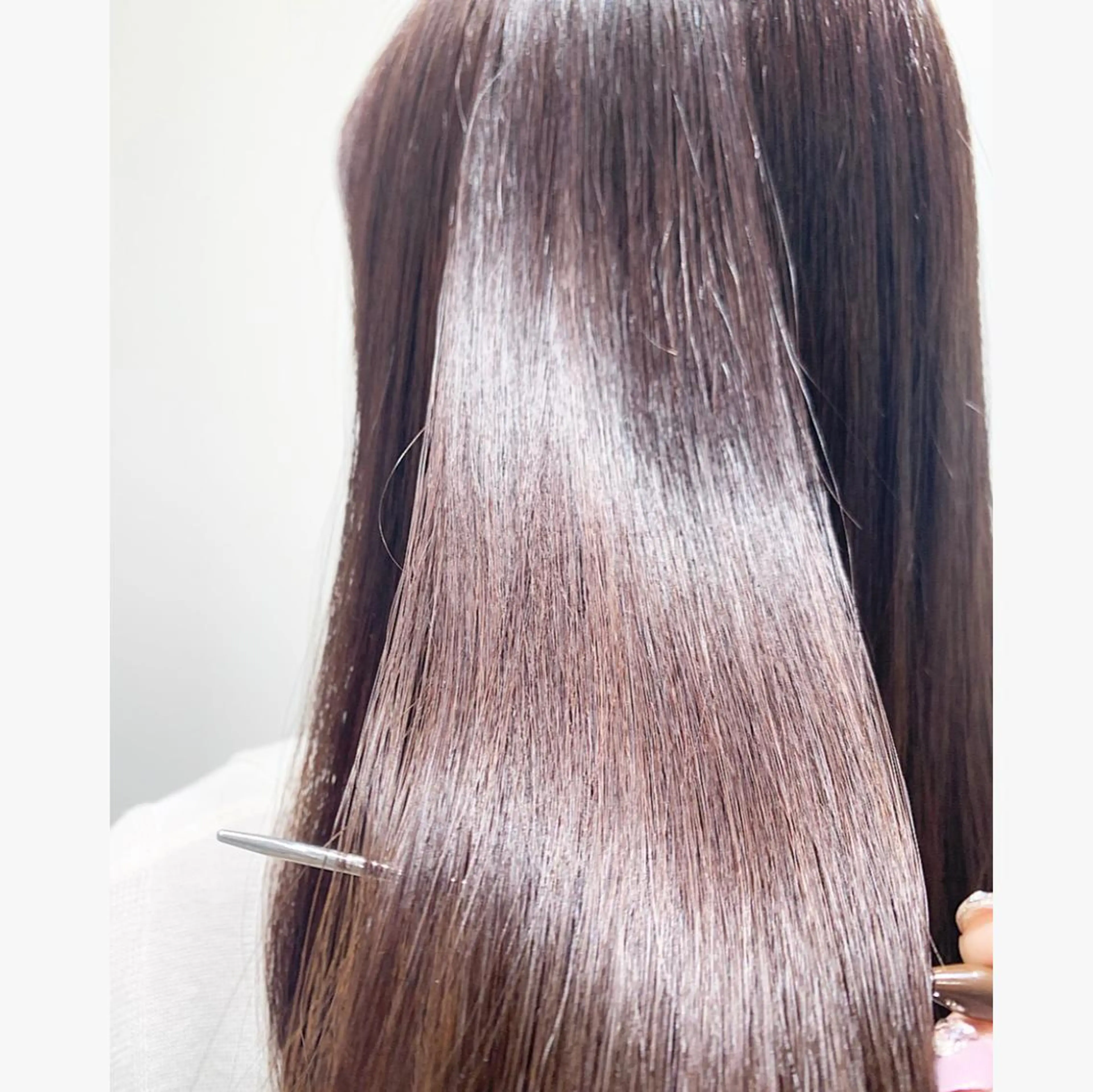 セミロング カラー 💙美髪救世主💙 関華蓮のヘアスタイル