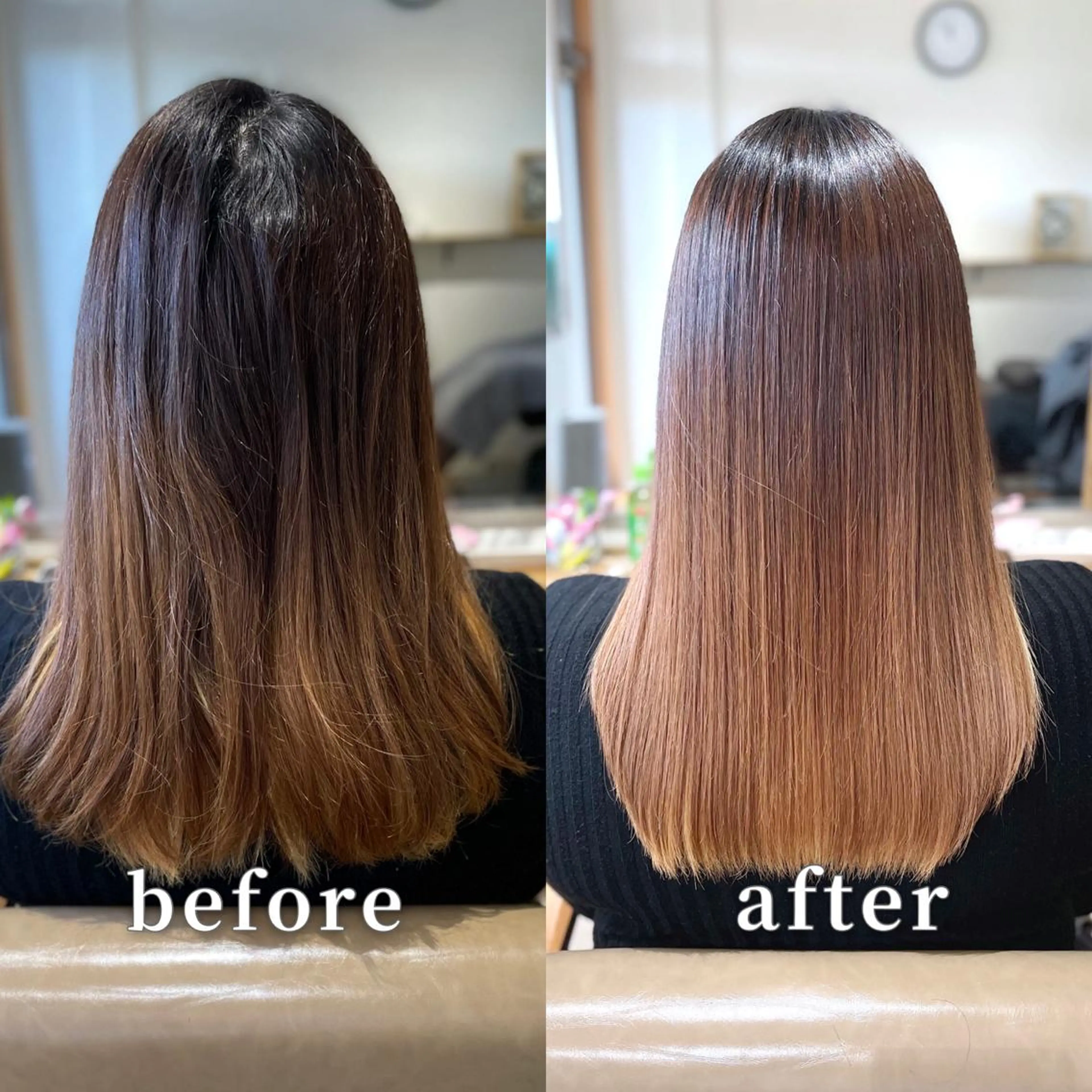 セミロング 髪質改善 縮毛矯正 トリートメント 酸熱トリートメント 美髪専門サロンby mile所属・美髪専門サロン kazuのヘアスタイル