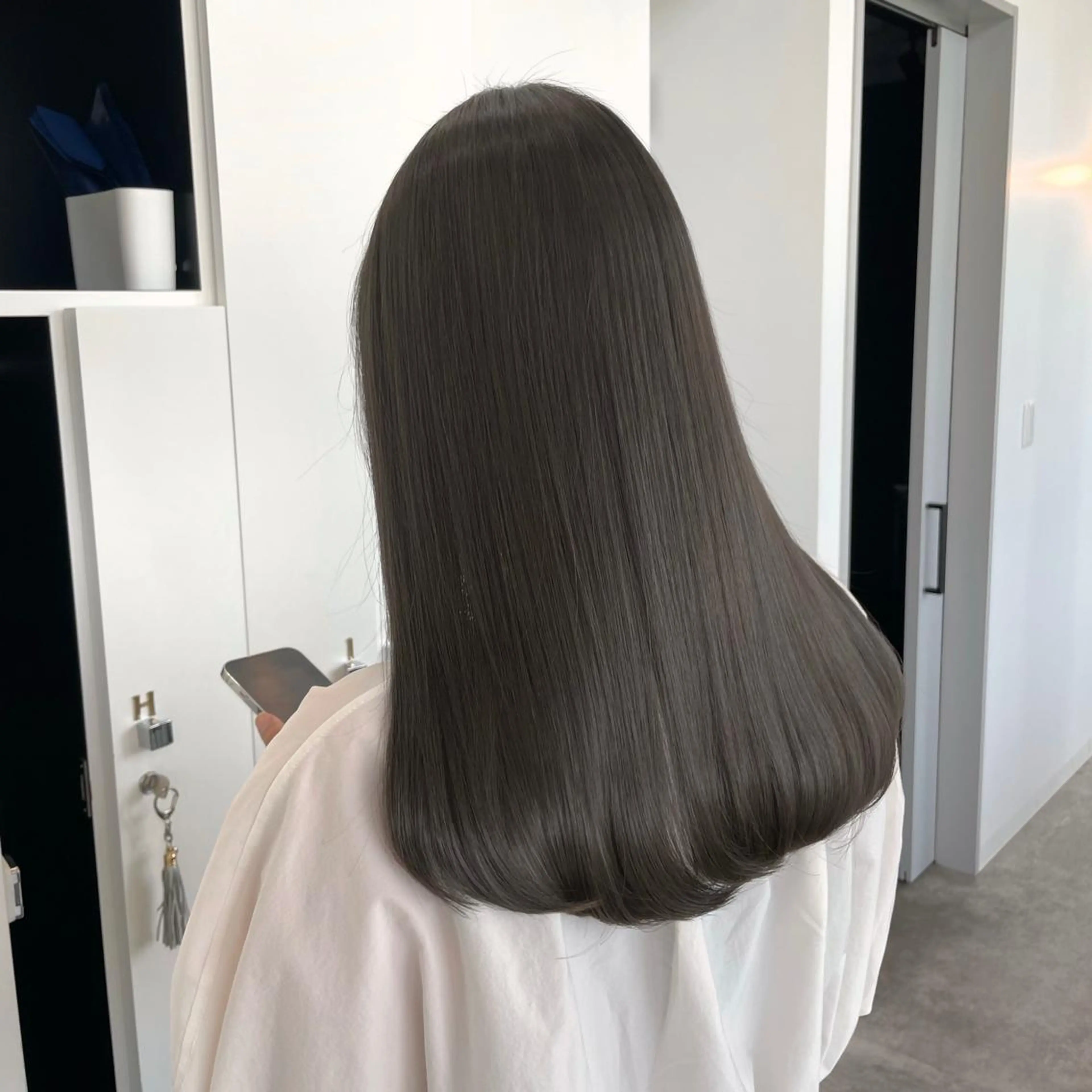 ロング カラー ヘアカラー トリートメント ヘッドスパ 柔らか透け感カラー 🌿ムロヤリョウスケのヘアスタイル