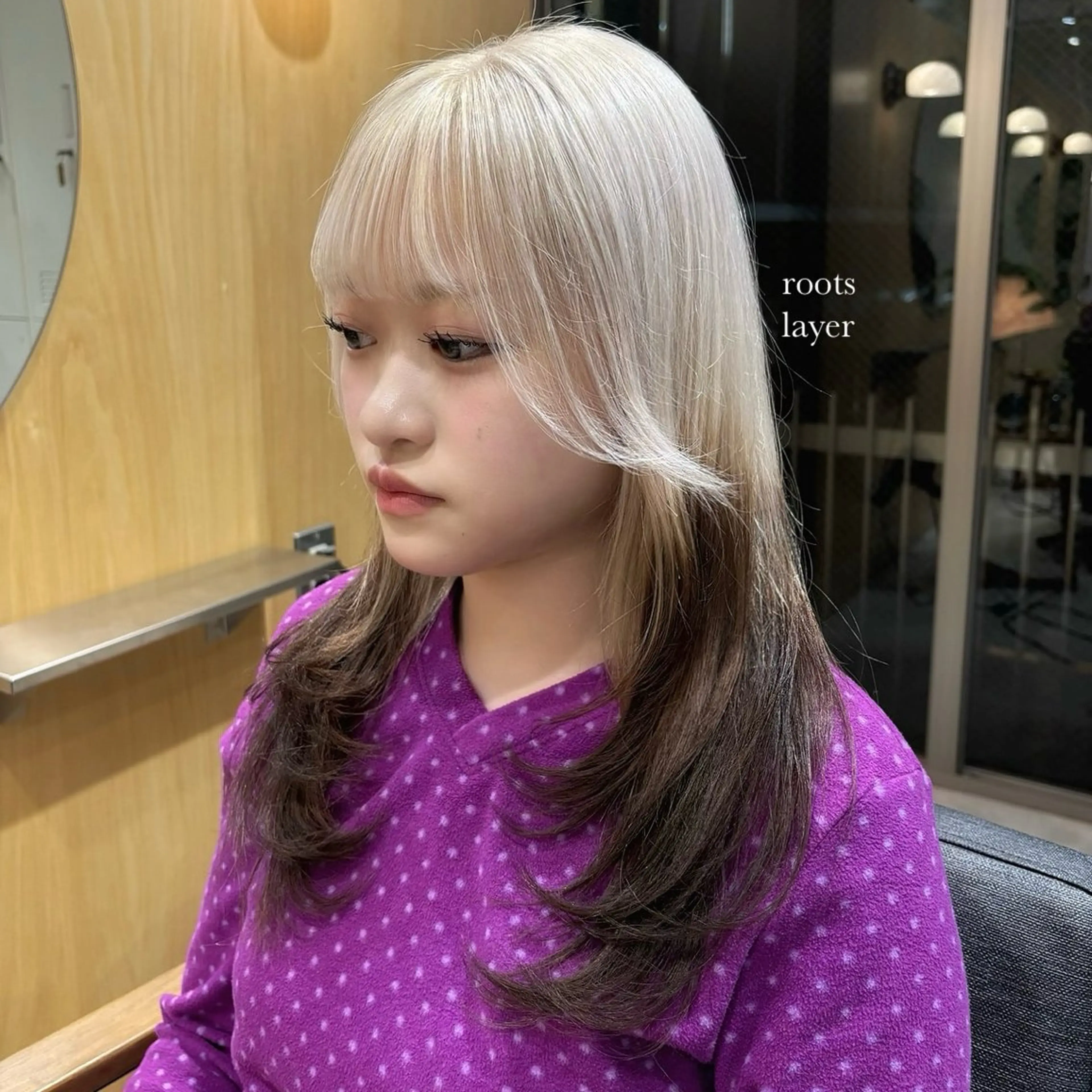 ロング カラー カット ヘアカラー トリートメント 🌈艶ハイトーン🌈 心を込めます🤝涼介のヘアスタイル