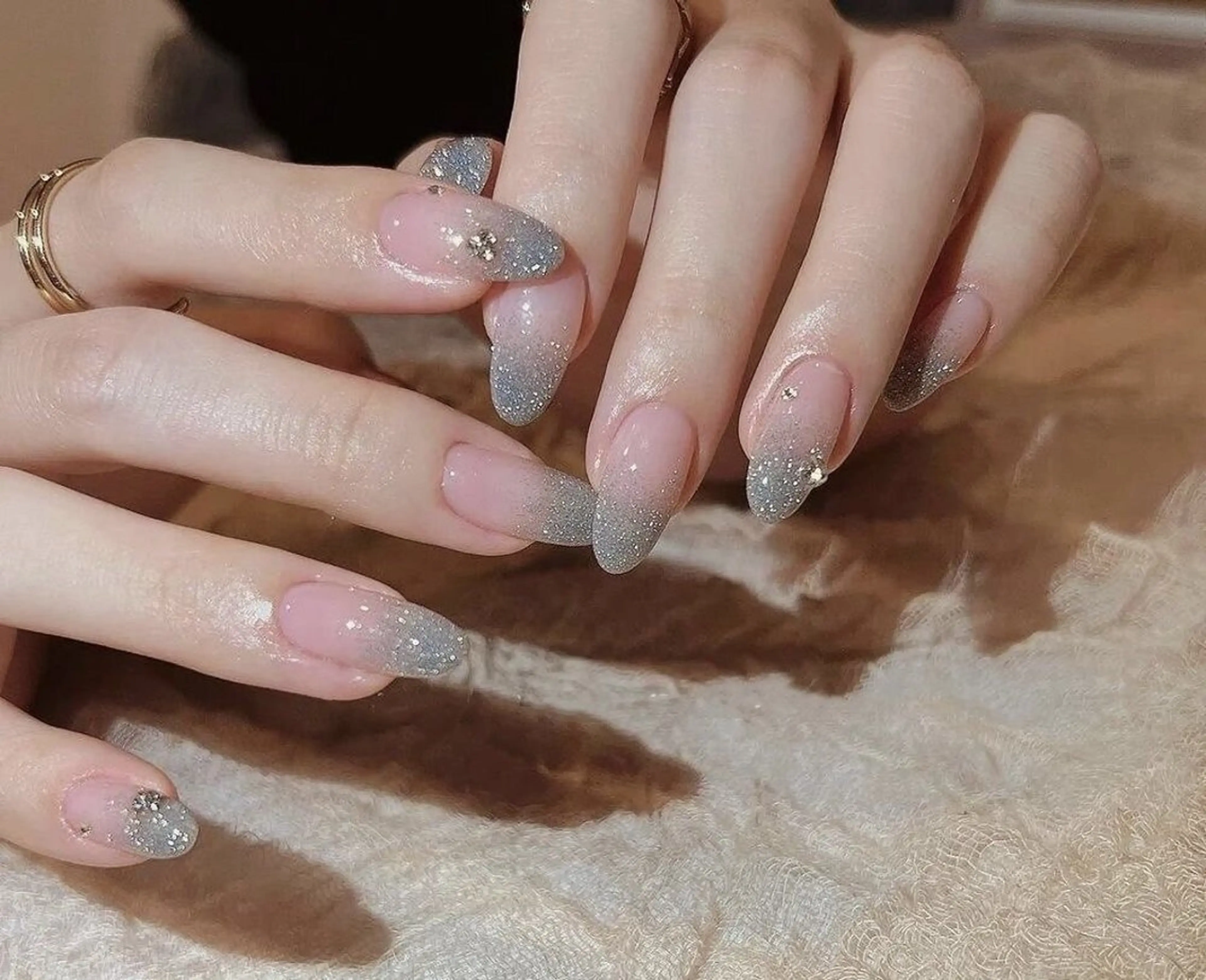【スカルプ】シンブルコース（Lサイズ内/両手アート2本）の写真