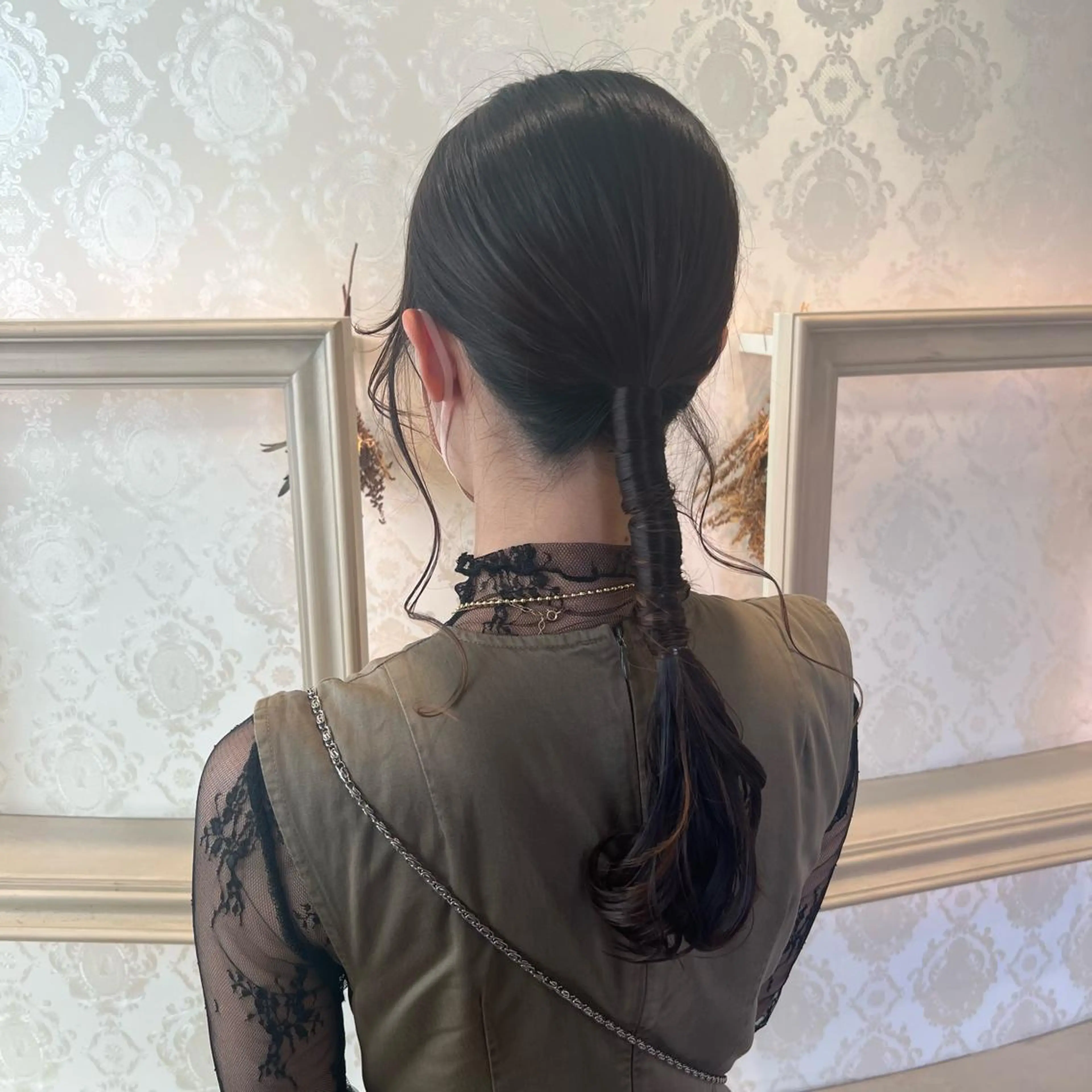 ロング ヘアアレンジ ヘアセット SALOWIN川崎WEST店所属・🌷川崎/アレンジ/ 暖色ボブ/コトネ🌷のヘアスタイル