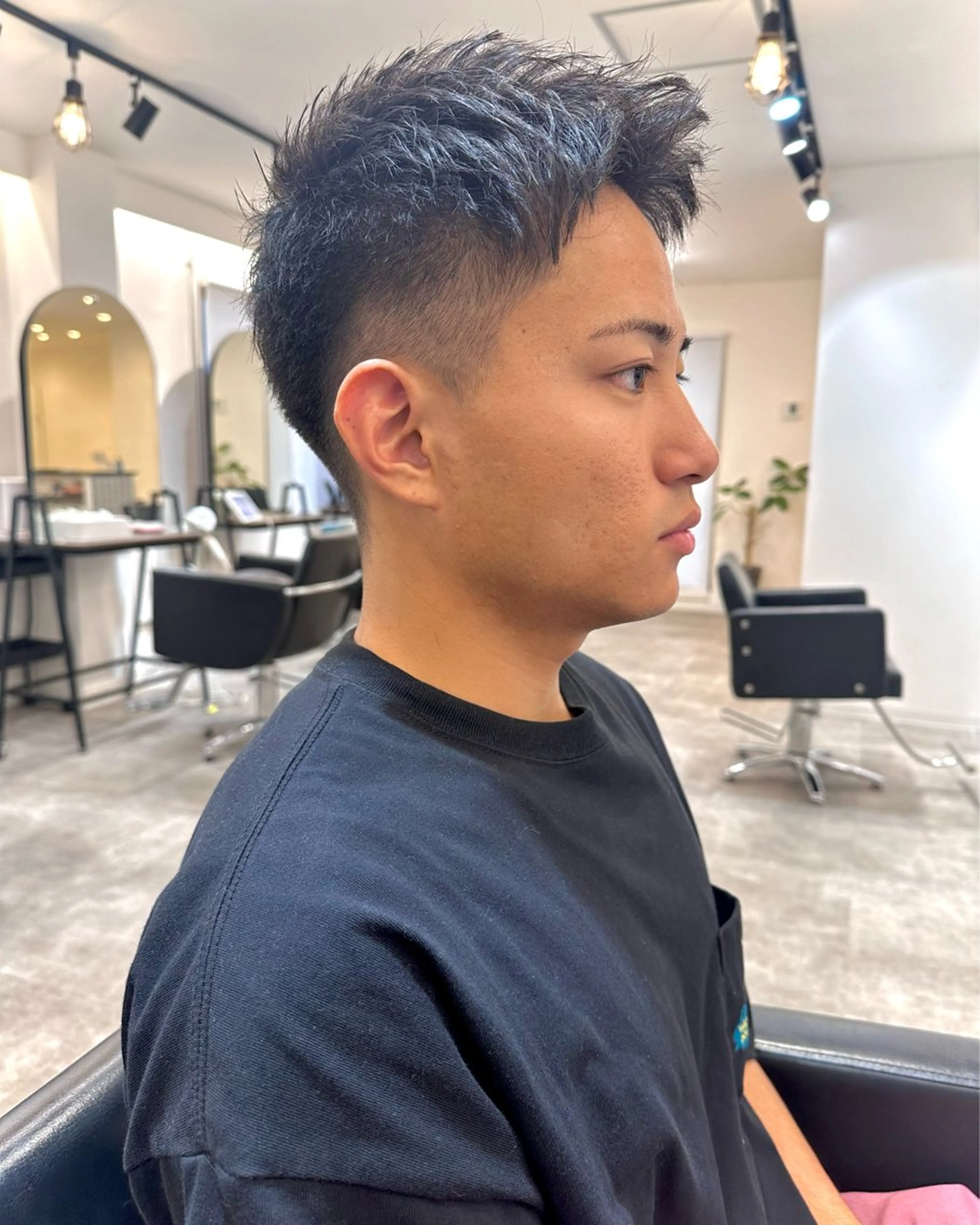 【深夜割】手軽に頭皮ケア❕メンズデザインカット＋炭酸クレンジングシャンプーの写真