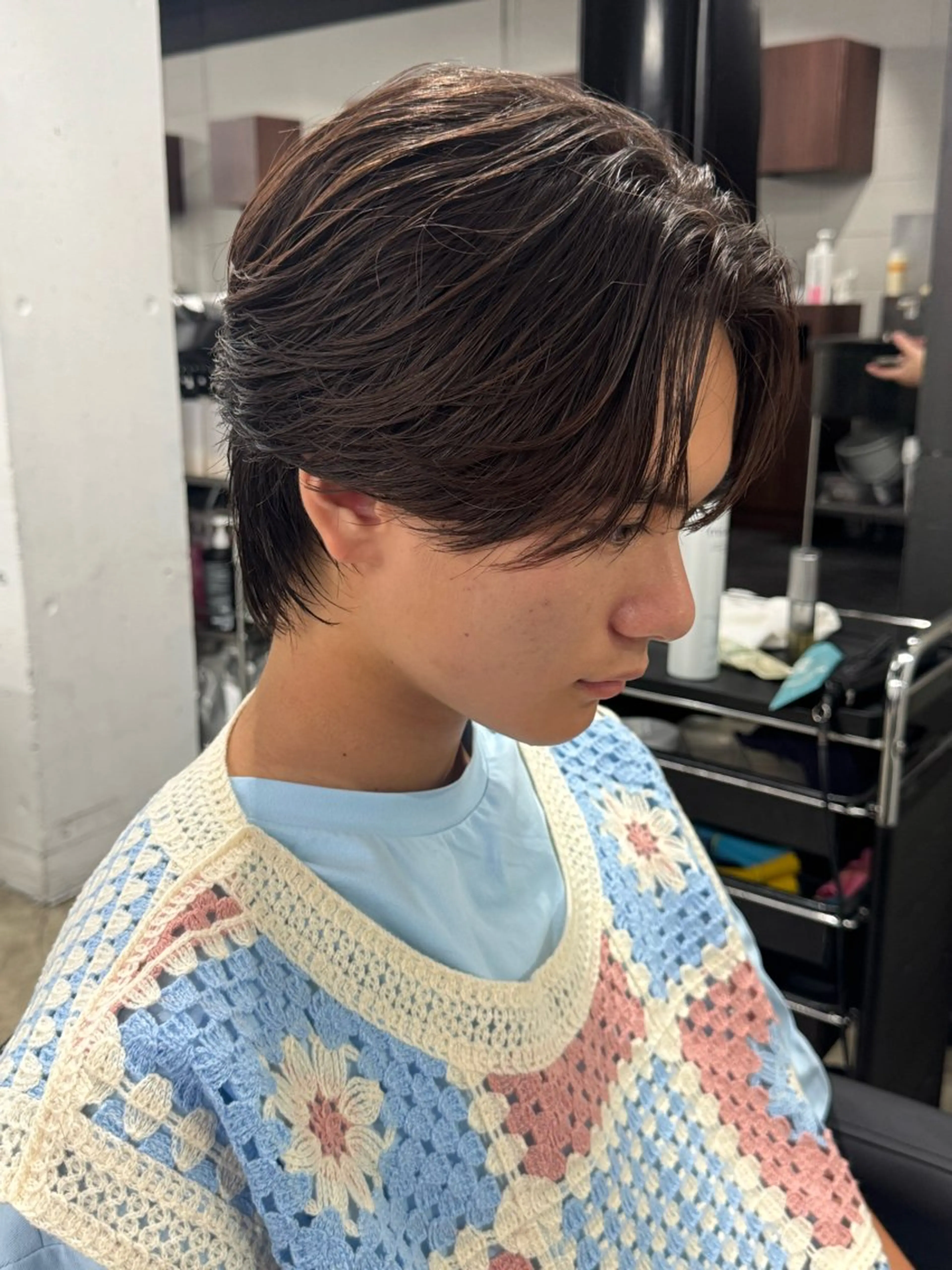メンズ カット Pia Yakuin所属・岩佐 柚太のヘアスタイル