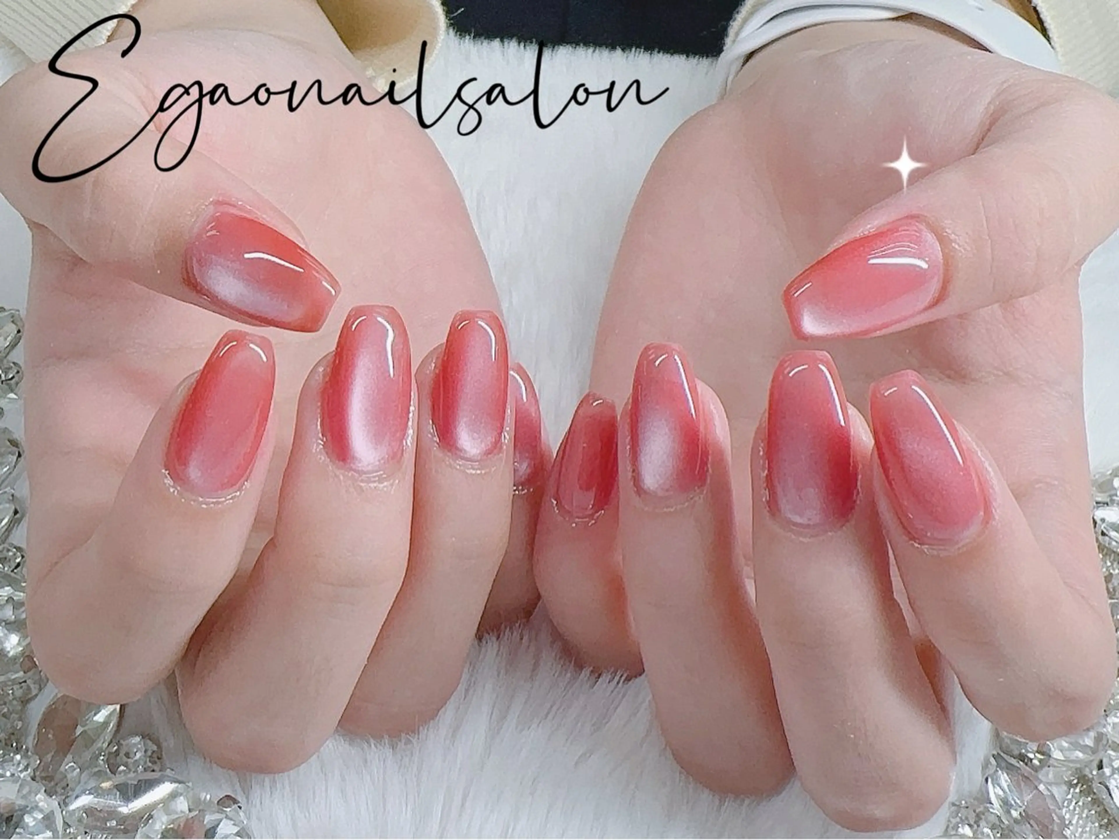 ネイル アートネイル フットネイル フレンチネイル ジェルネイル グラデーション ハンドネイル Egao Nail Salonのネイルデザイン