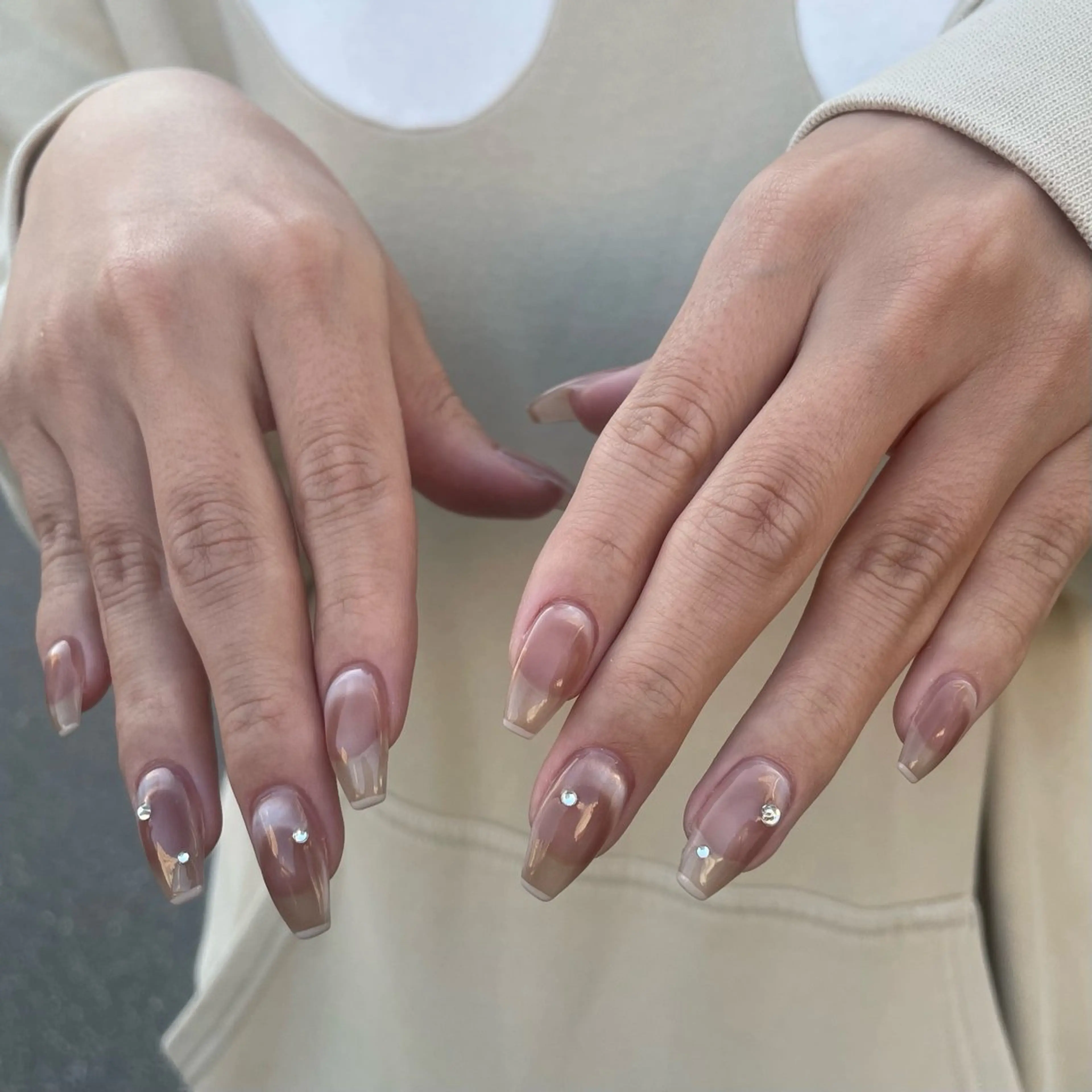 ネイル フレンチネイル マグネットネイル ハンドネイル nail salon Ant.所属・nail salon Ant. arisaのネイルデザイン