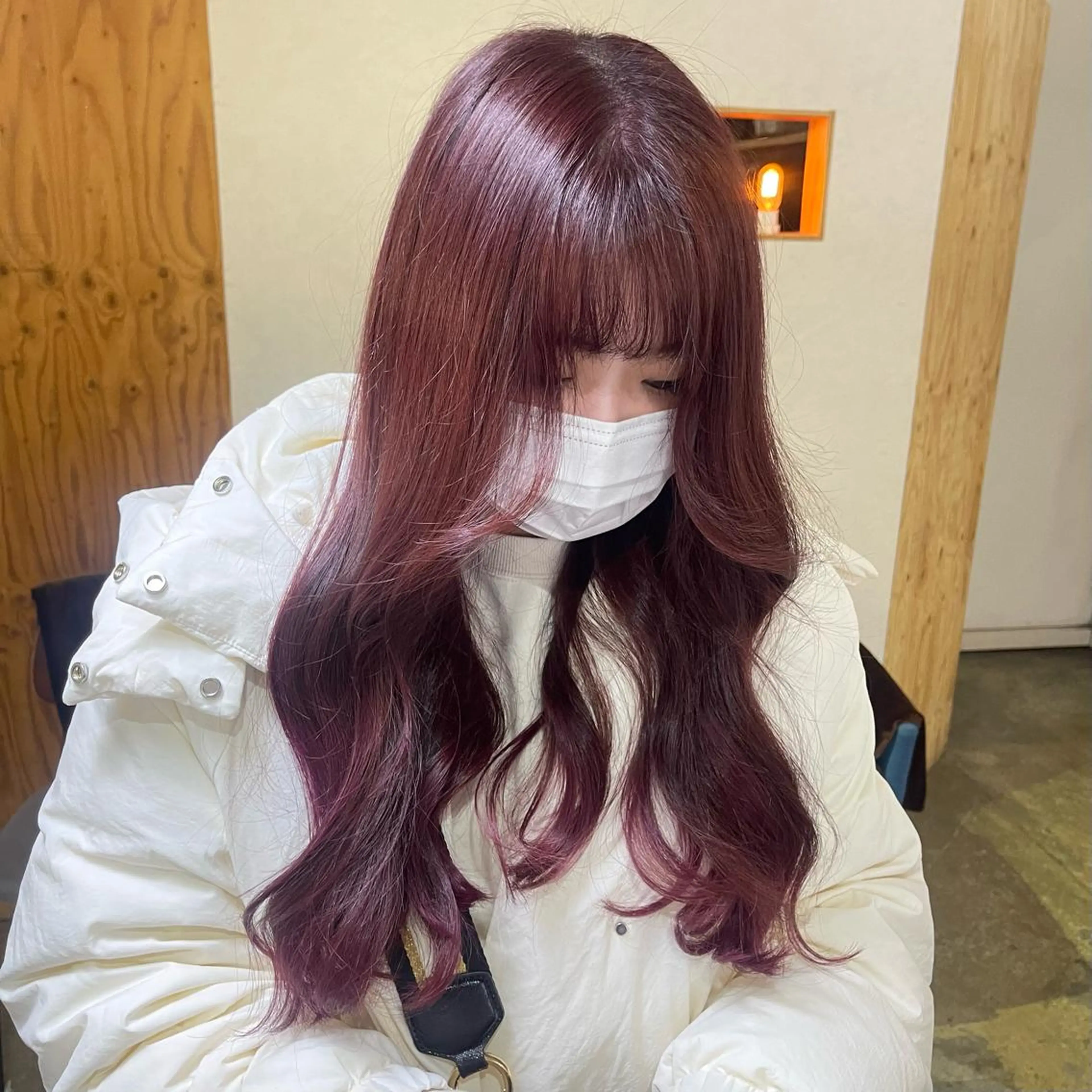 ロング ヘアカラー トリートメント ナカヤマナナエ ♡のヘアスタイル