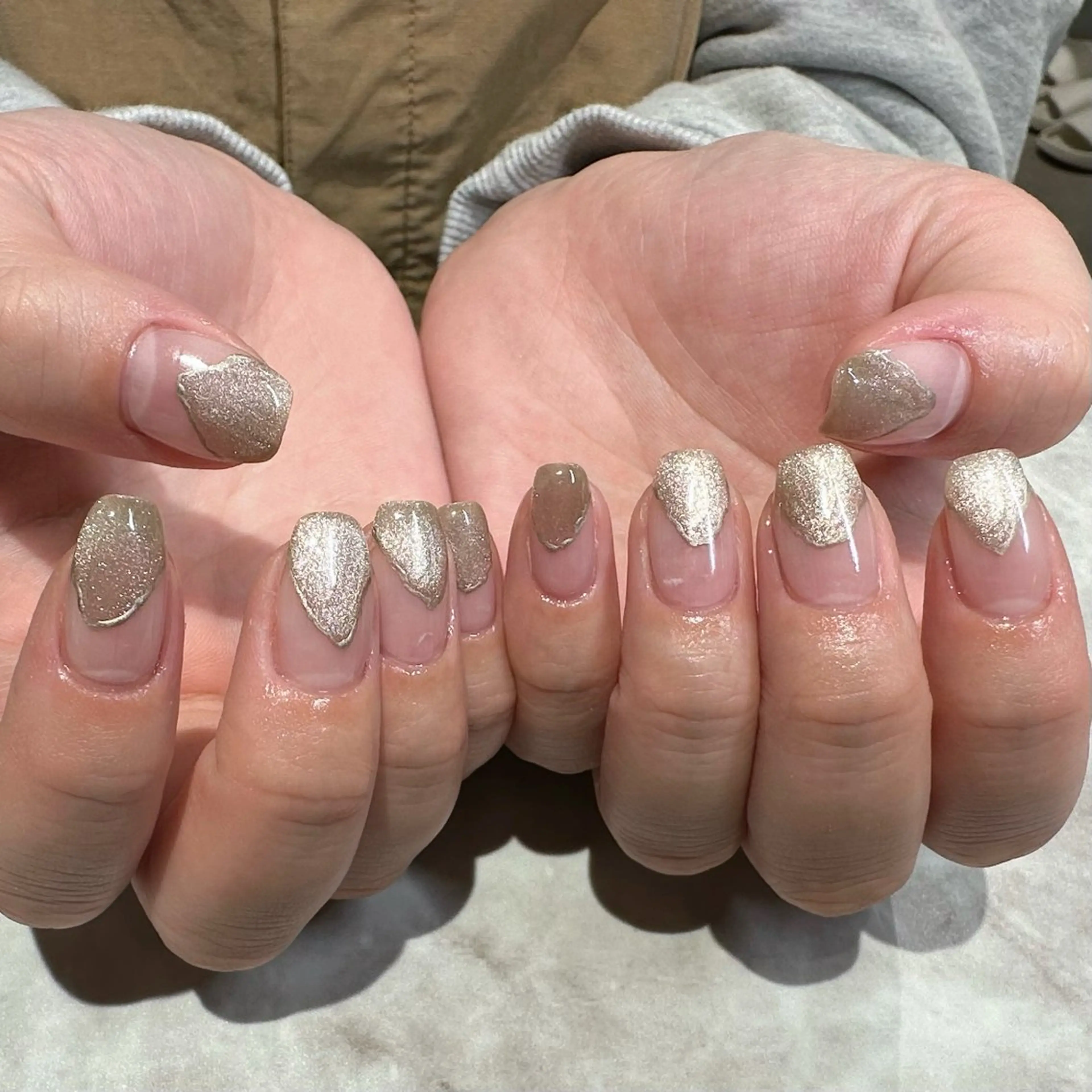 ネイル クリアネイル ニュアンスネイル erinca nail所属・圦本 有紀のネイルデザイン