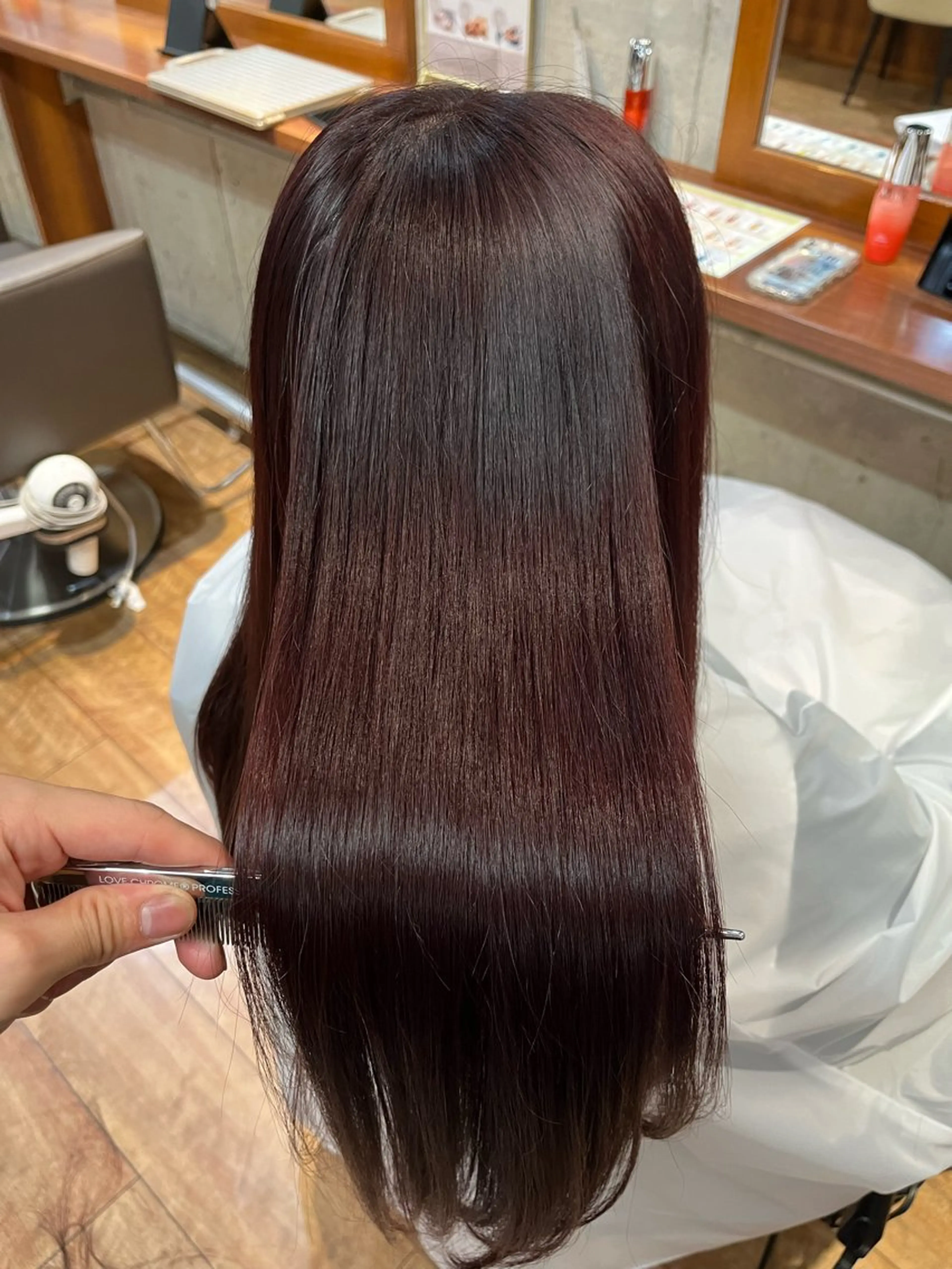 ロング カラー 縮毛矯正 fifth 桐山 蒼史のヘアスタイル