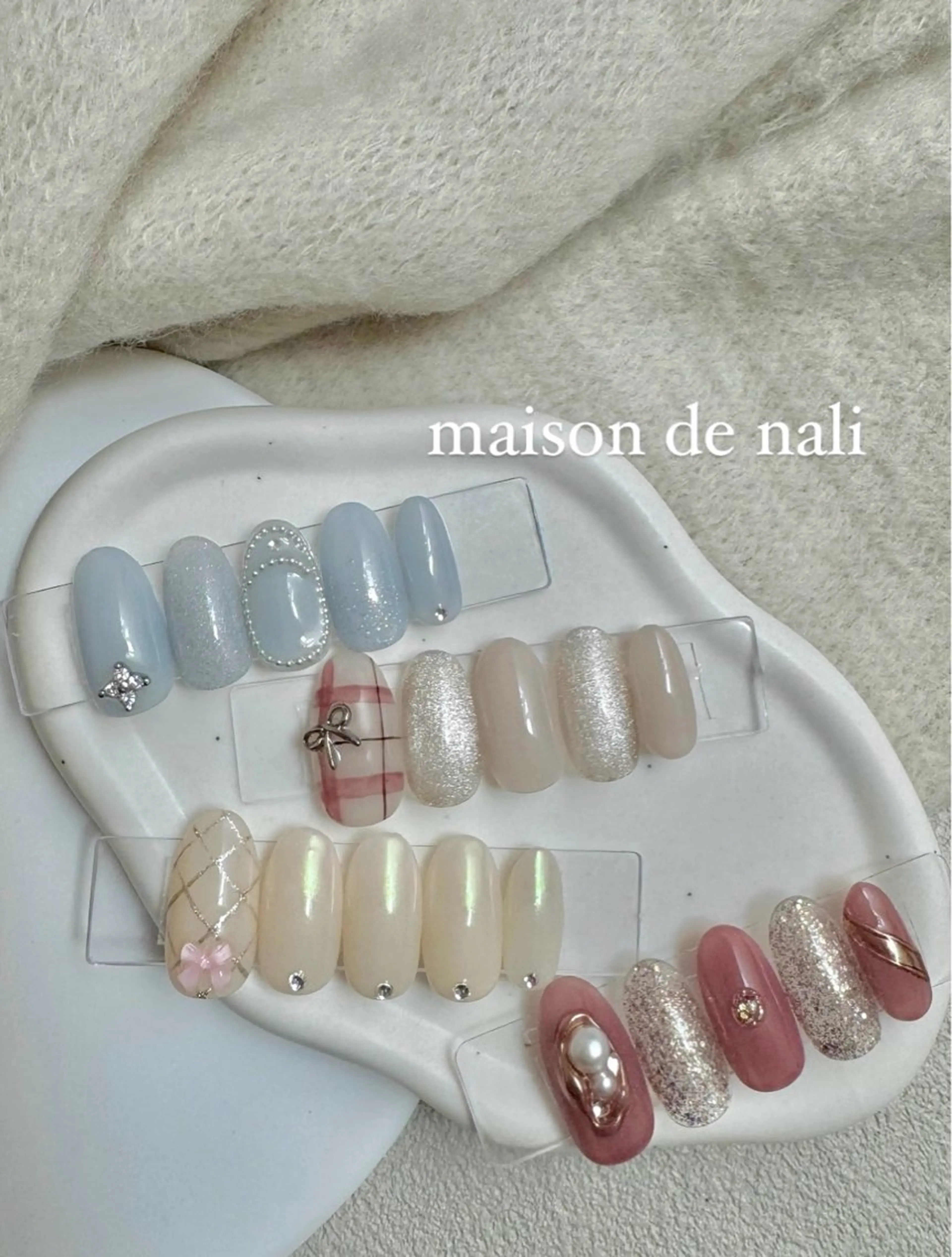 ネイル ハンドネイル maison de NALI ୨ৎ 鶴田のネイルデザイン