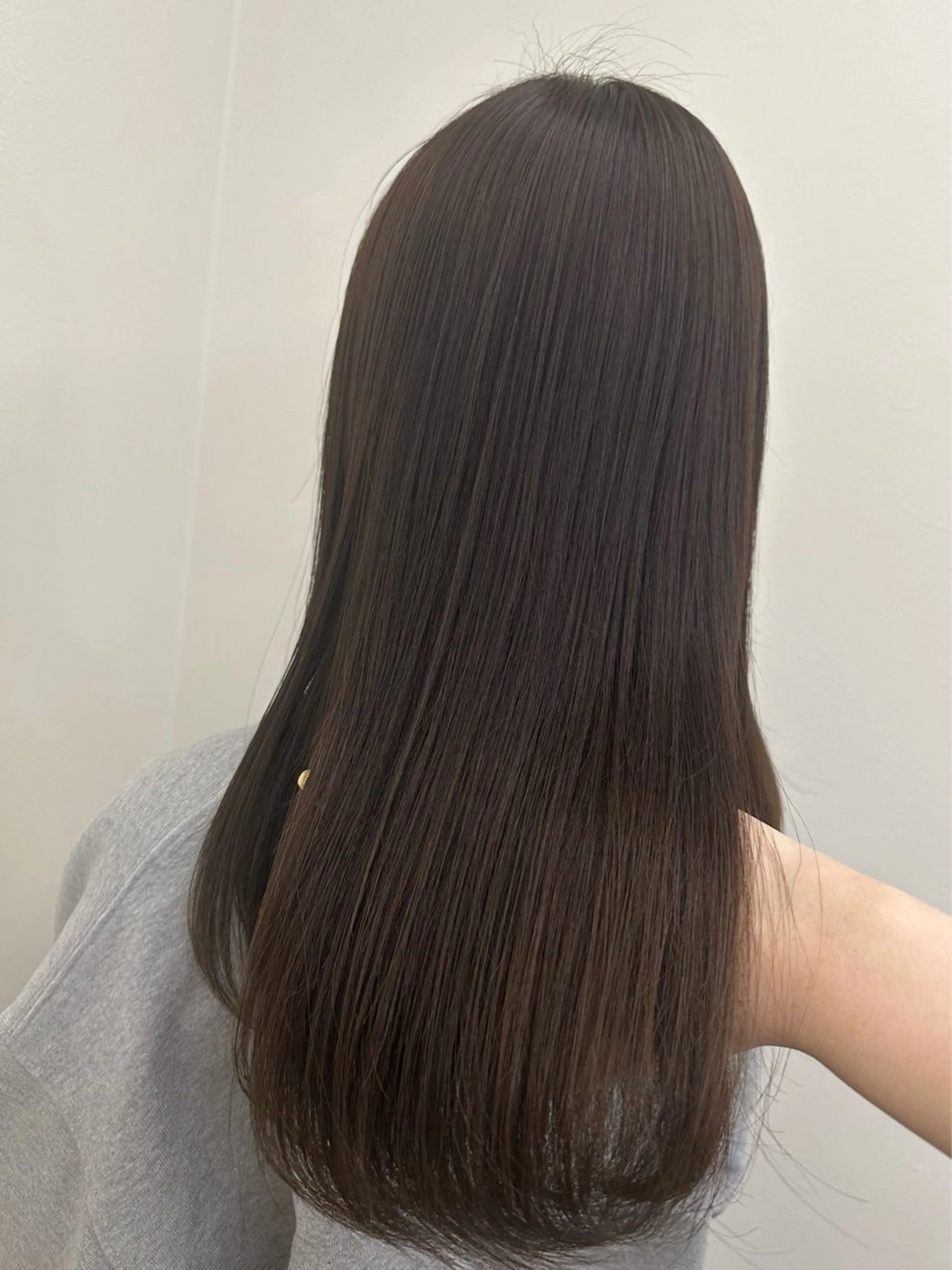 セミロング ヘアカラー CURE 朱梨のマツエク・マツパデザイン