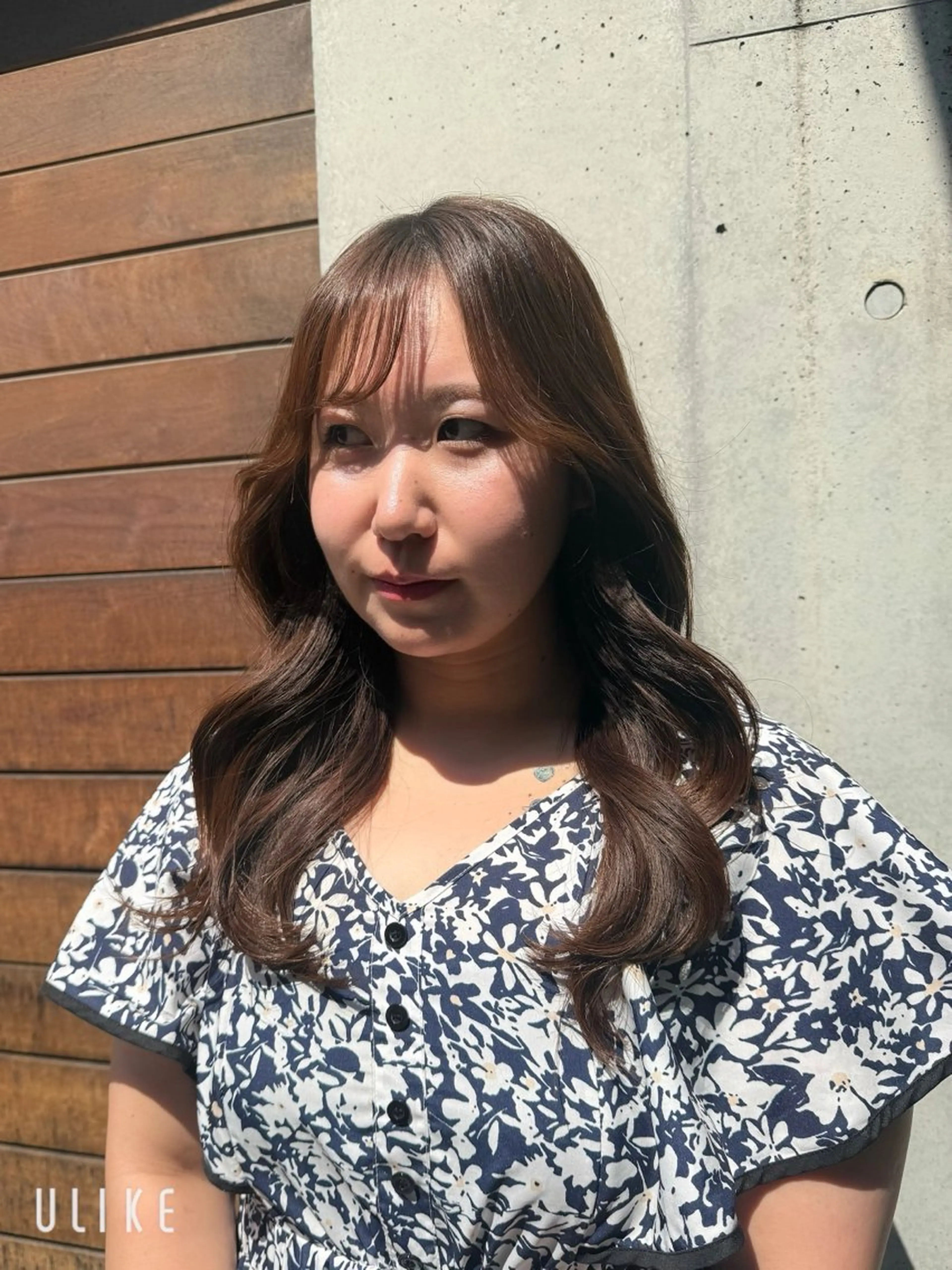 ロング ヘアアレンジ くびれヘア 韓国風ヘア ヘアセット 艶カラー/ハイトーン /アレンジ/meiのヘアスタイル