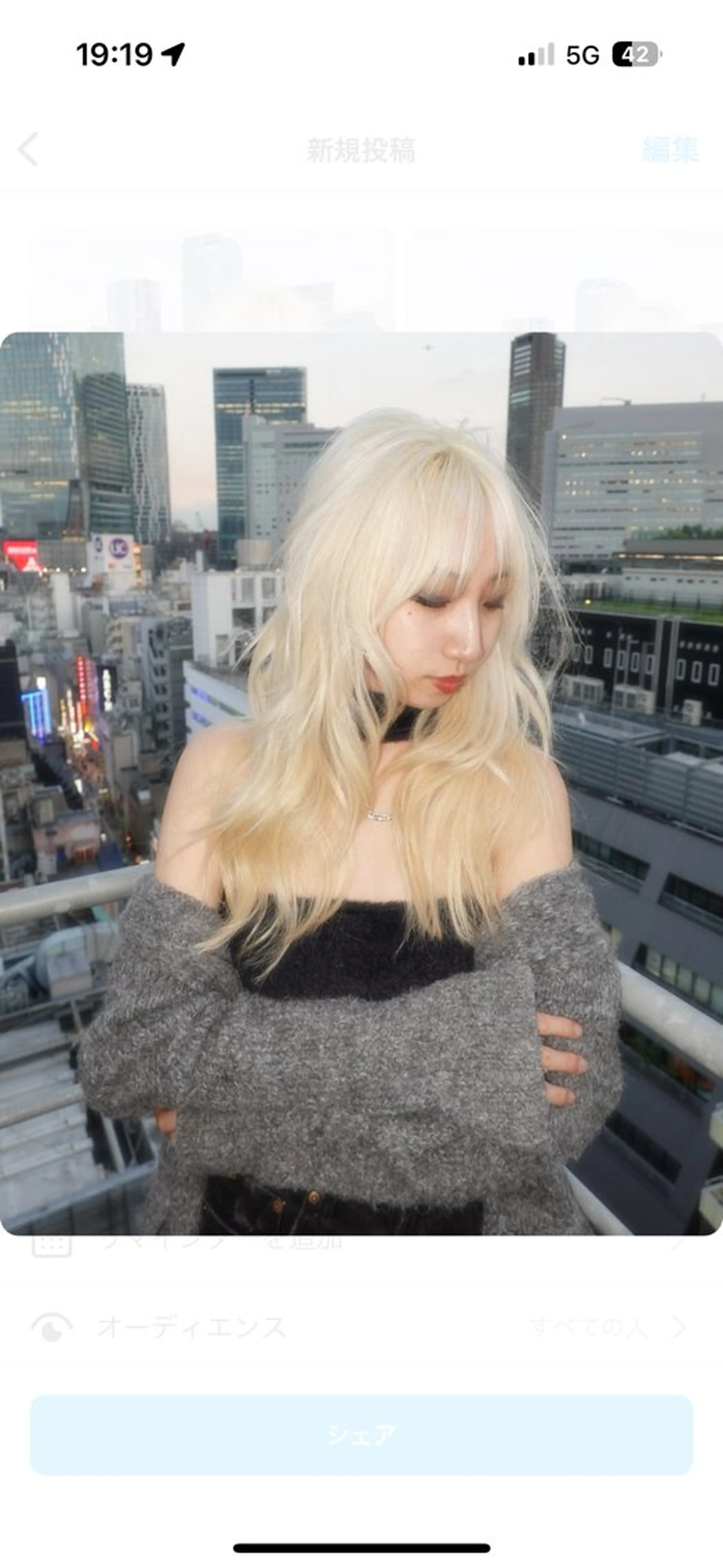 ロング カラー ヘアカラー bloc japon所属・ﾌﾞﾚｲｽﾞ˚✧₊⁎ ﾚｲﾔｰToriのヘアスタイル