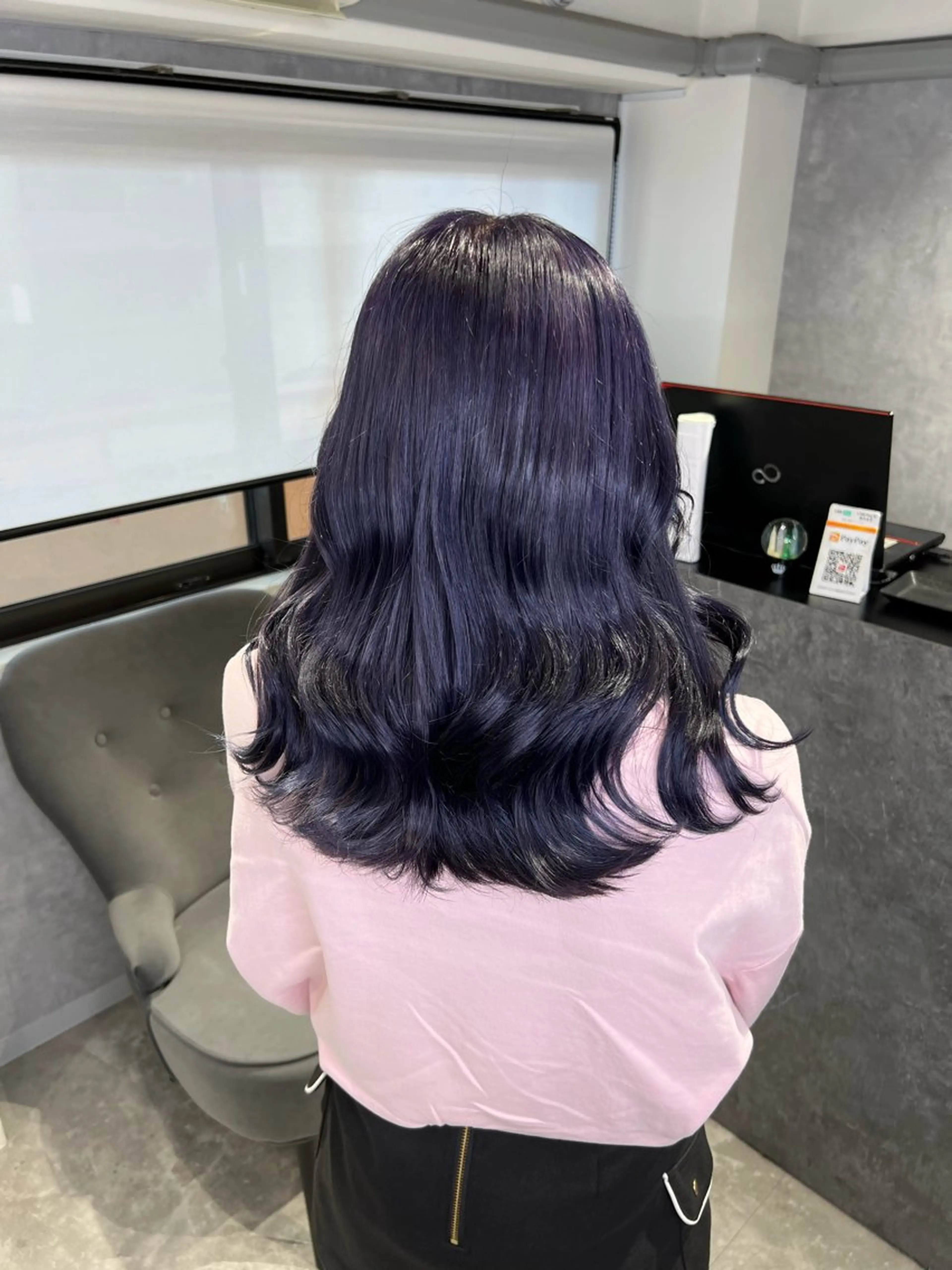 セミロング カラー ブリーチ ケアブリーチ トリートメント TOMONA👑 ミルクティーレイヤーのヘアスタイル