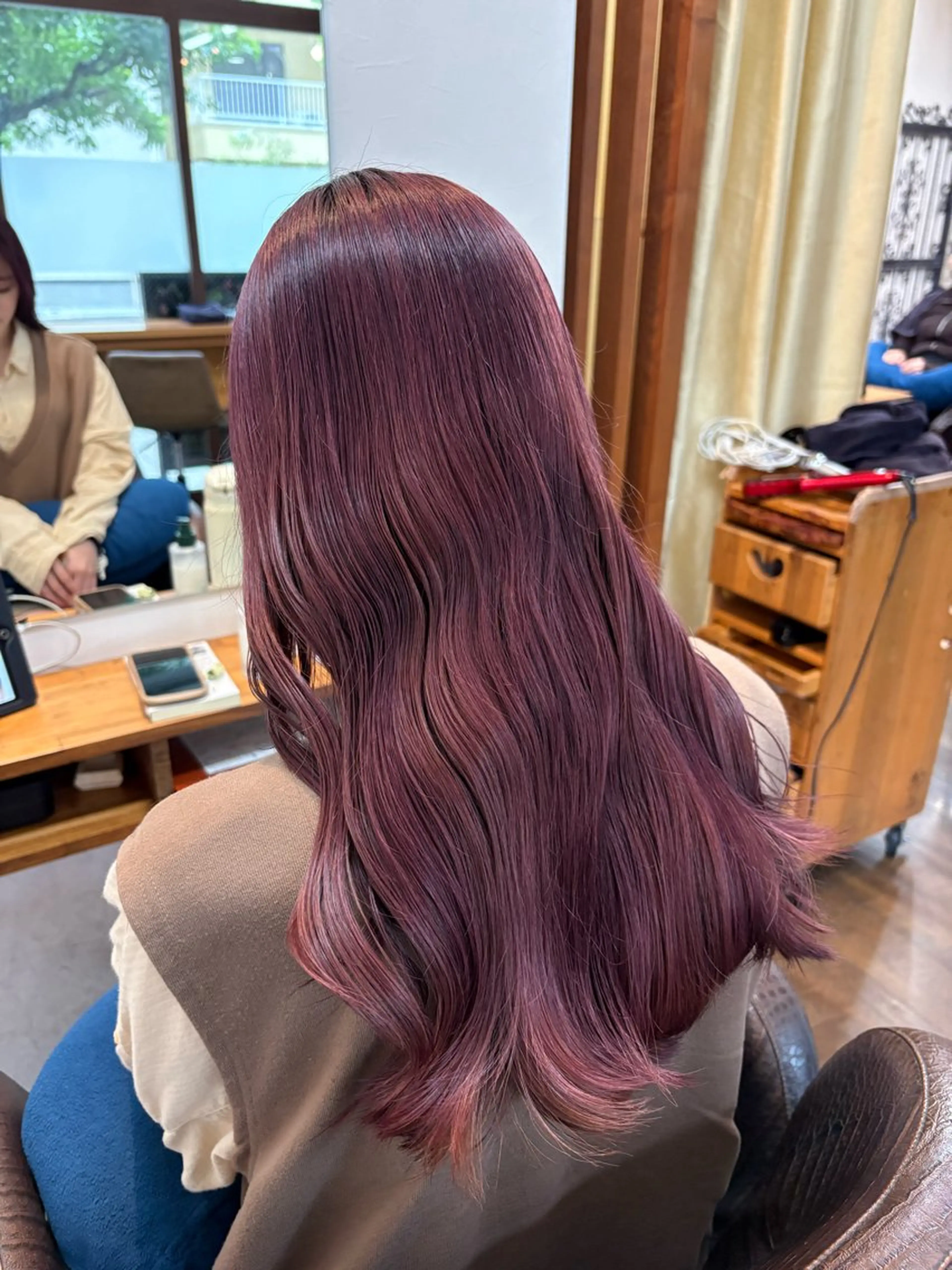 ロング カラー カット ヘアカラー トリートメント 清水 真之介のヘアスタイル