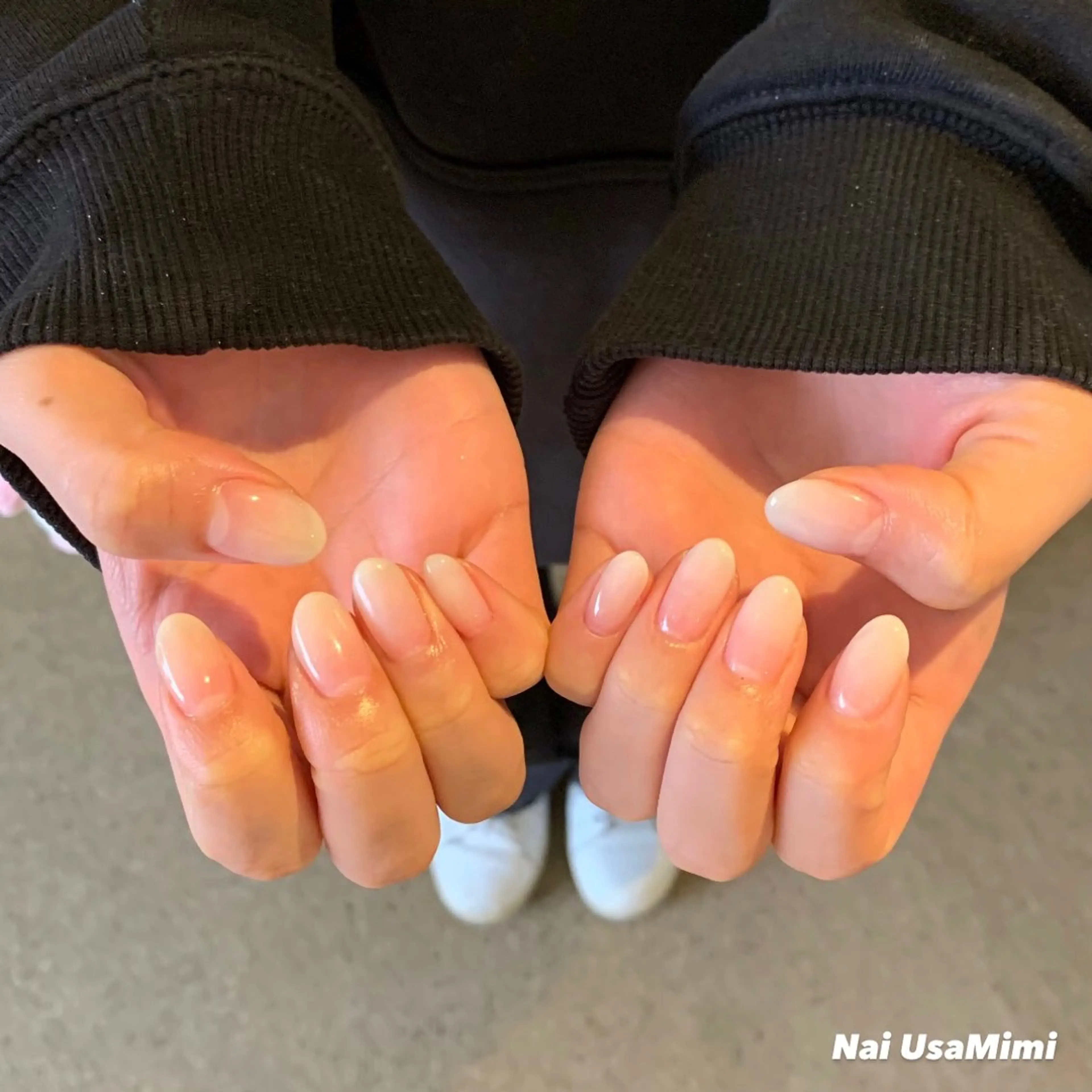 ネイル ジェルネイル マグネットネイル 持ち込み ワンカラーネイル パラジェル 本町ネイルNail UsaMimiのネイルデザイン